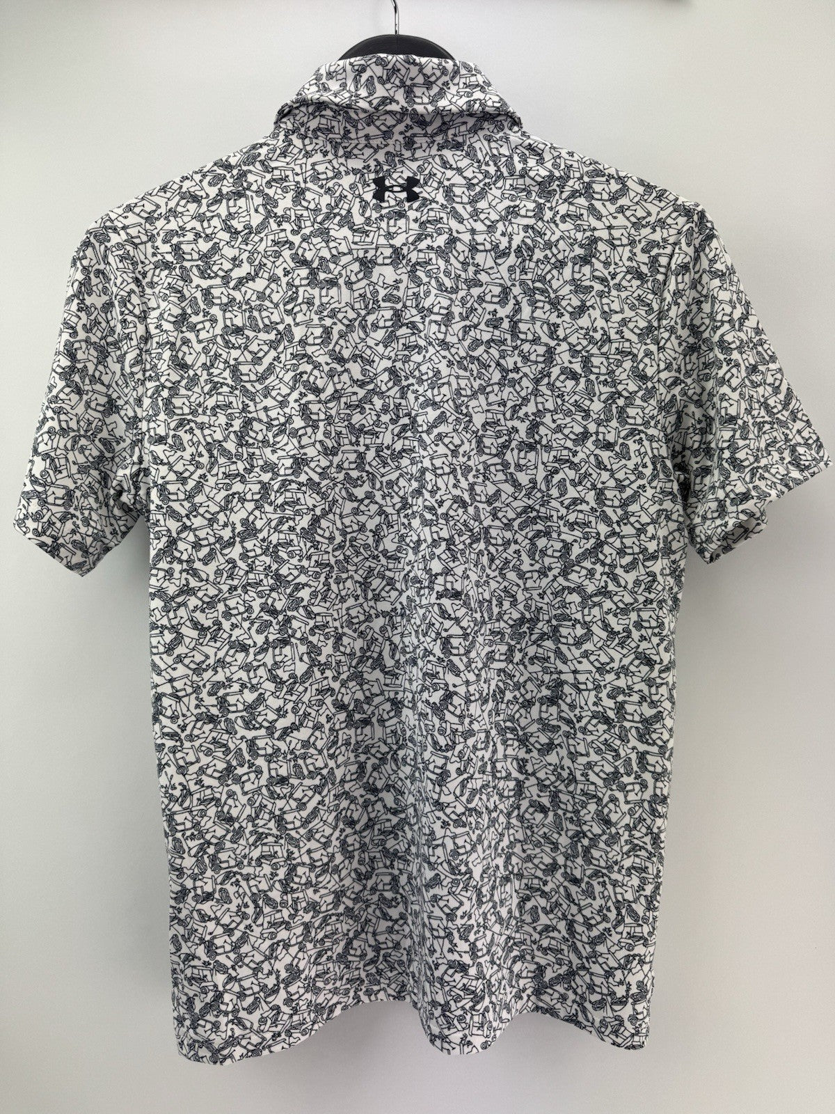 Under Armour Junior Playoff Printed Polo Shirt Size Large/ Short Sleeve/ 309216