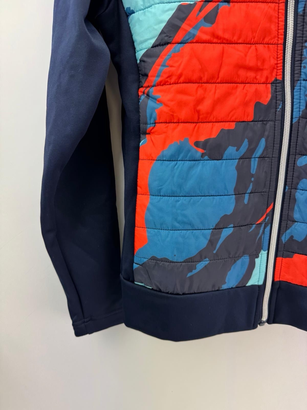Ping Ladies Hybrid Golf Jacket Size UK 6 Navy Multi Brand New/ 307601