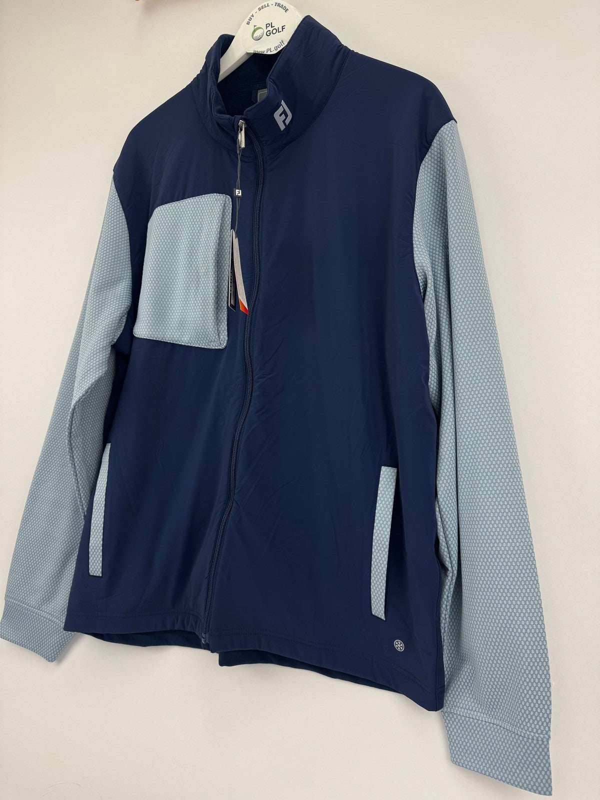 FootJoy Thermoseries Hybrid Jacket Men's XXL Navy Grey Wind Resistant/337533