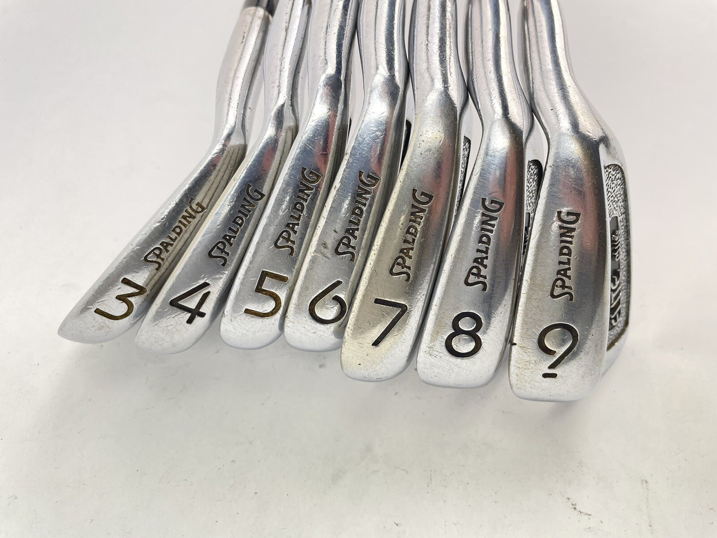 Spalding Elite Iron Set 3-9 Irons Apollo Regular Steel /Right /New Grips /1779311