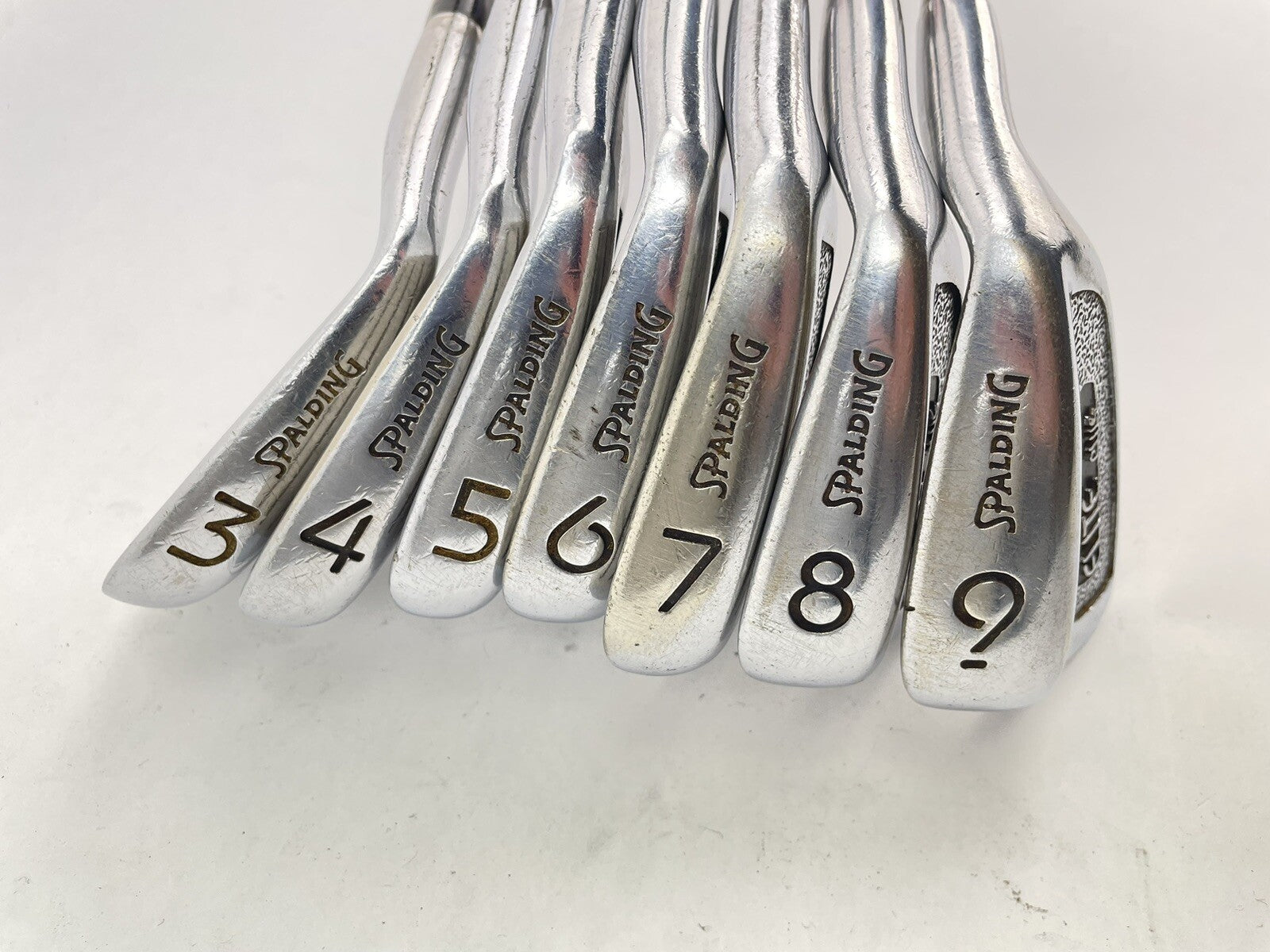 Spalding Elite Iron Set 3-9 Irons Apollo Regular Steel /Right /New Grips /1779311