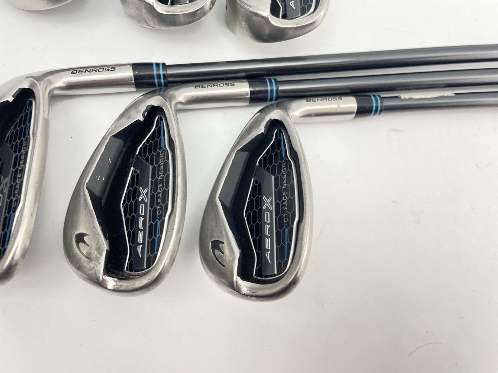 Benross Aero X Irons 6-SW Regular Flex Graphite/Right /New Grips /282884