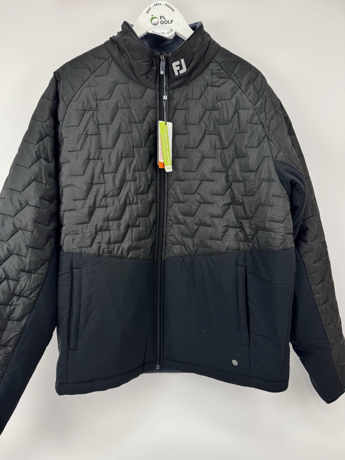 FootJoy ThermoSeries Insulated Quilted Golf Wind Jacket Mens Size XL Black/334491