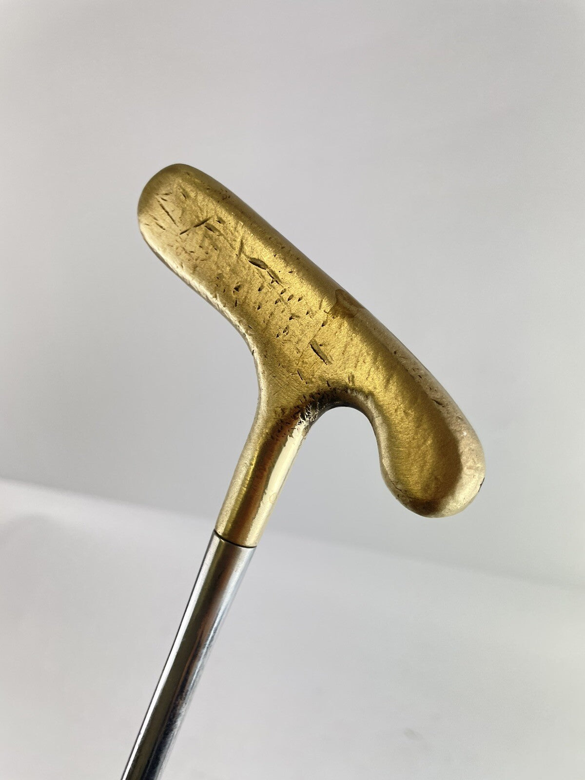 Slazenger Eaglet Blade Putter Brass 36” Steel /Left Handed /New Grip /108108