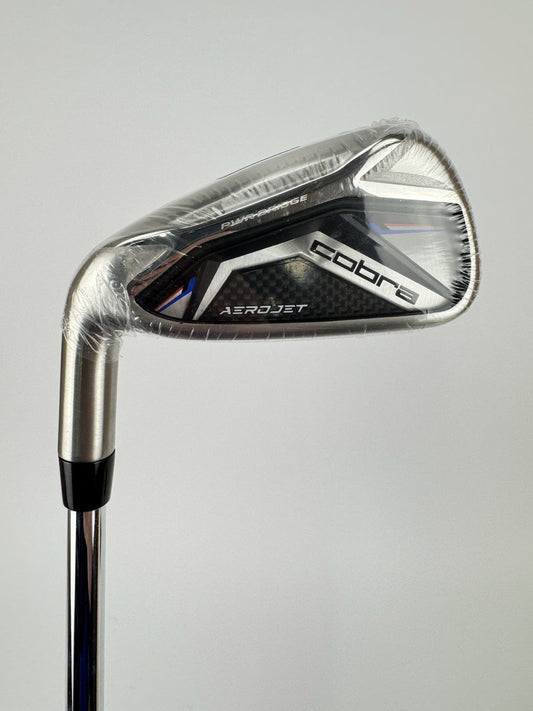 Cobra Aerojet 4 Iron Left Handed 18.5* KBS Tour Regular Flex Steel /New /343820