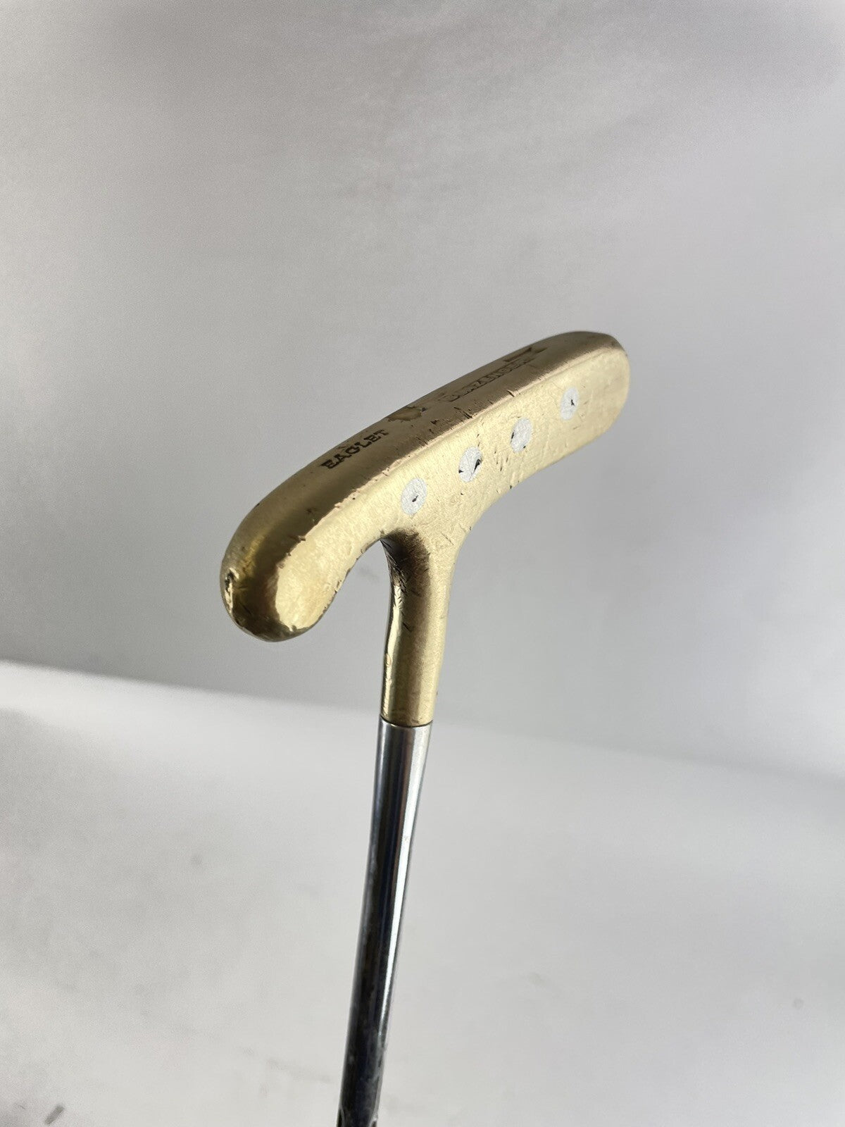 Slazenger Eaglet Blade Putter Brass 36” Steel /Left Handed /New Grip /108105