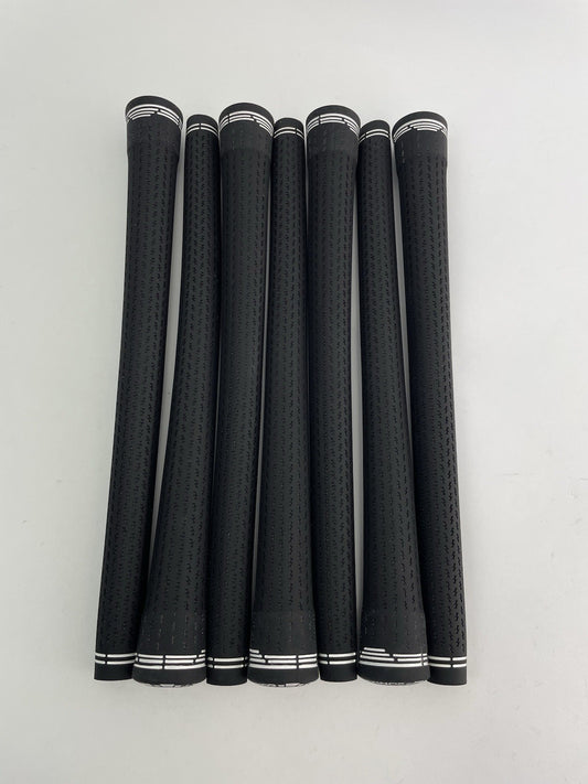 New Lamkin Golf Grips (7) Standard /+58R /Arccos Compatible /Black /White /298720