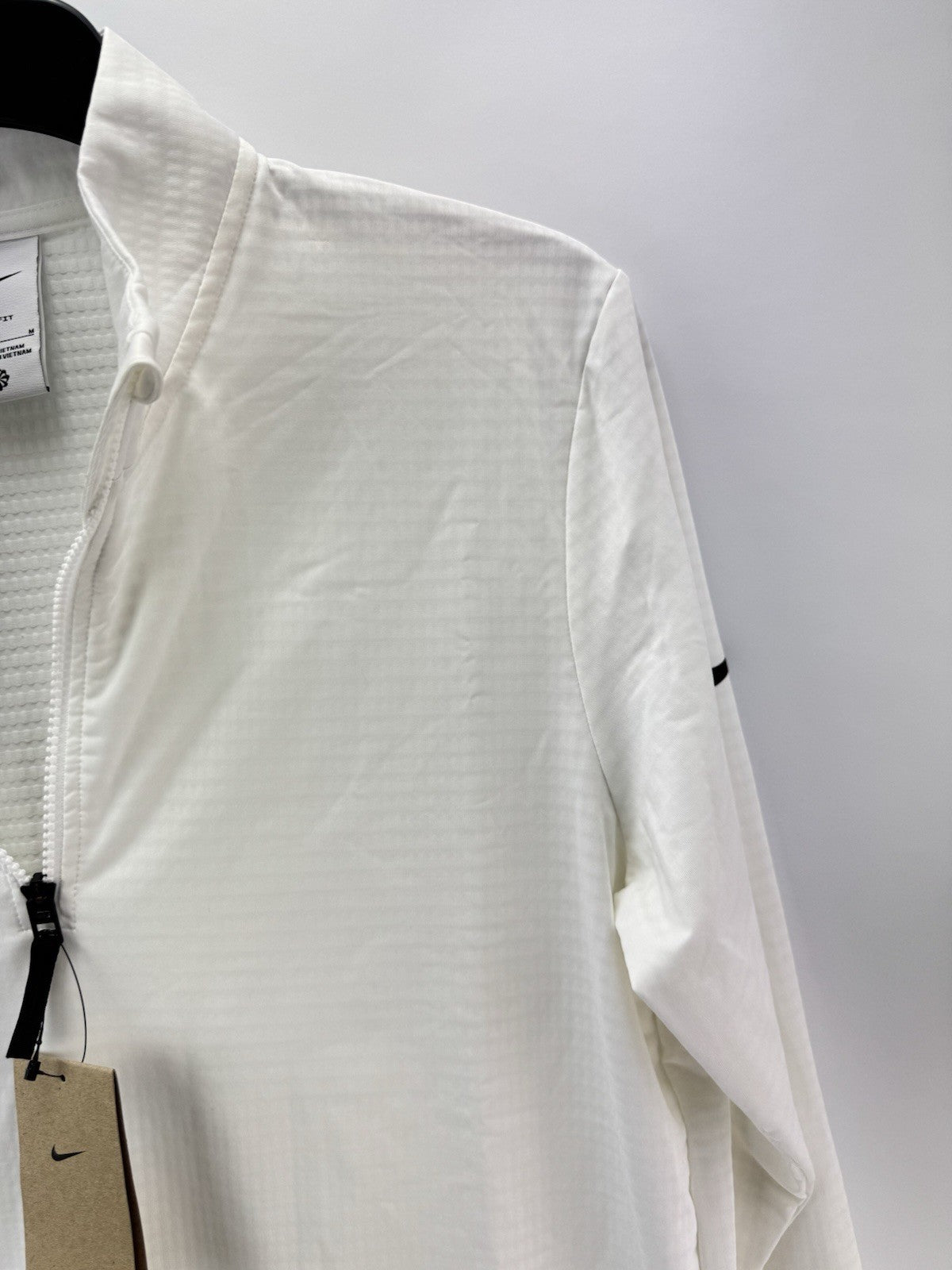 Nike Golf Pullover Victory 1/2 Zip /Light Grey /UK Medium /White /New /276884