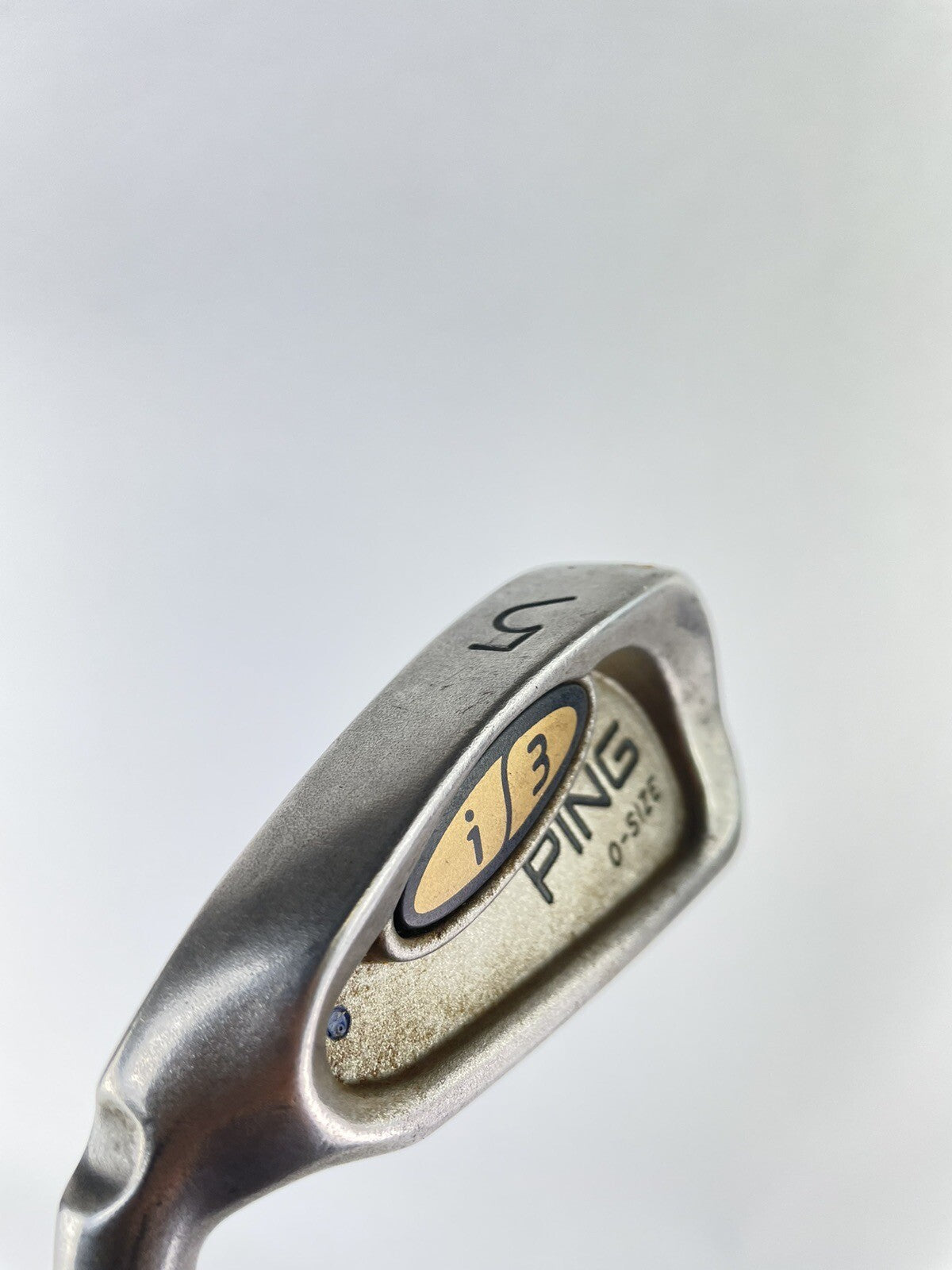 Ping i3 5 Iron O-Size Blue Dot JZ Stiff Steel /Left Handed/New Grip/124935