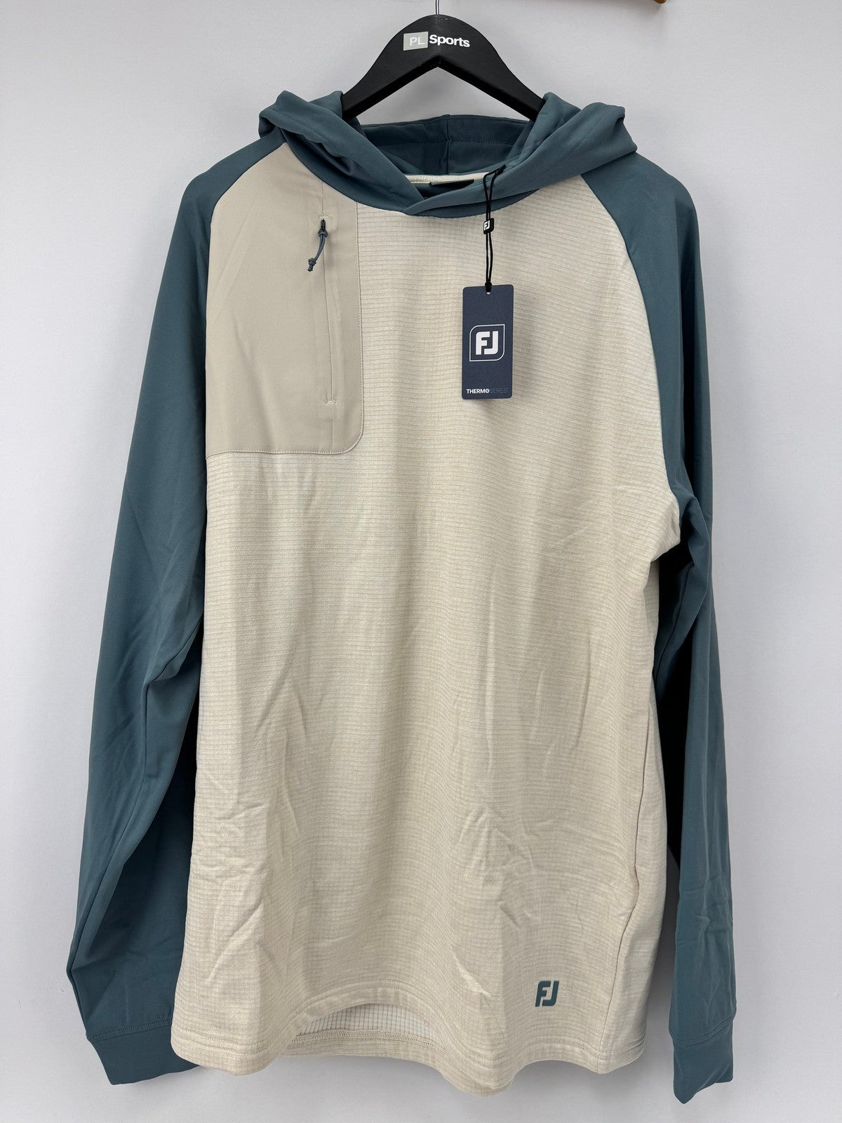 FootJoy Thermo Series Pullover Hoodie 2XL Men Stone Green/337585