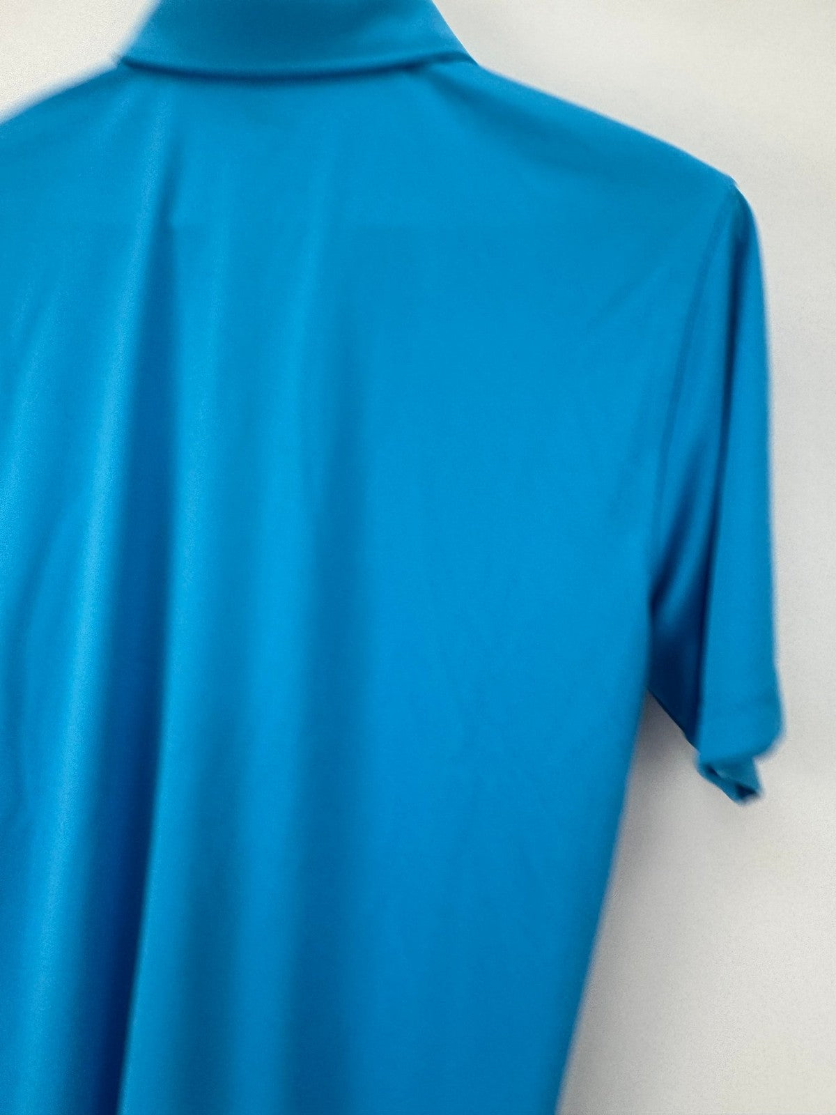 Puma Mens Pure Solid Golf Polo Size Small Aqua Blue UPF 40 UV Protection /352926