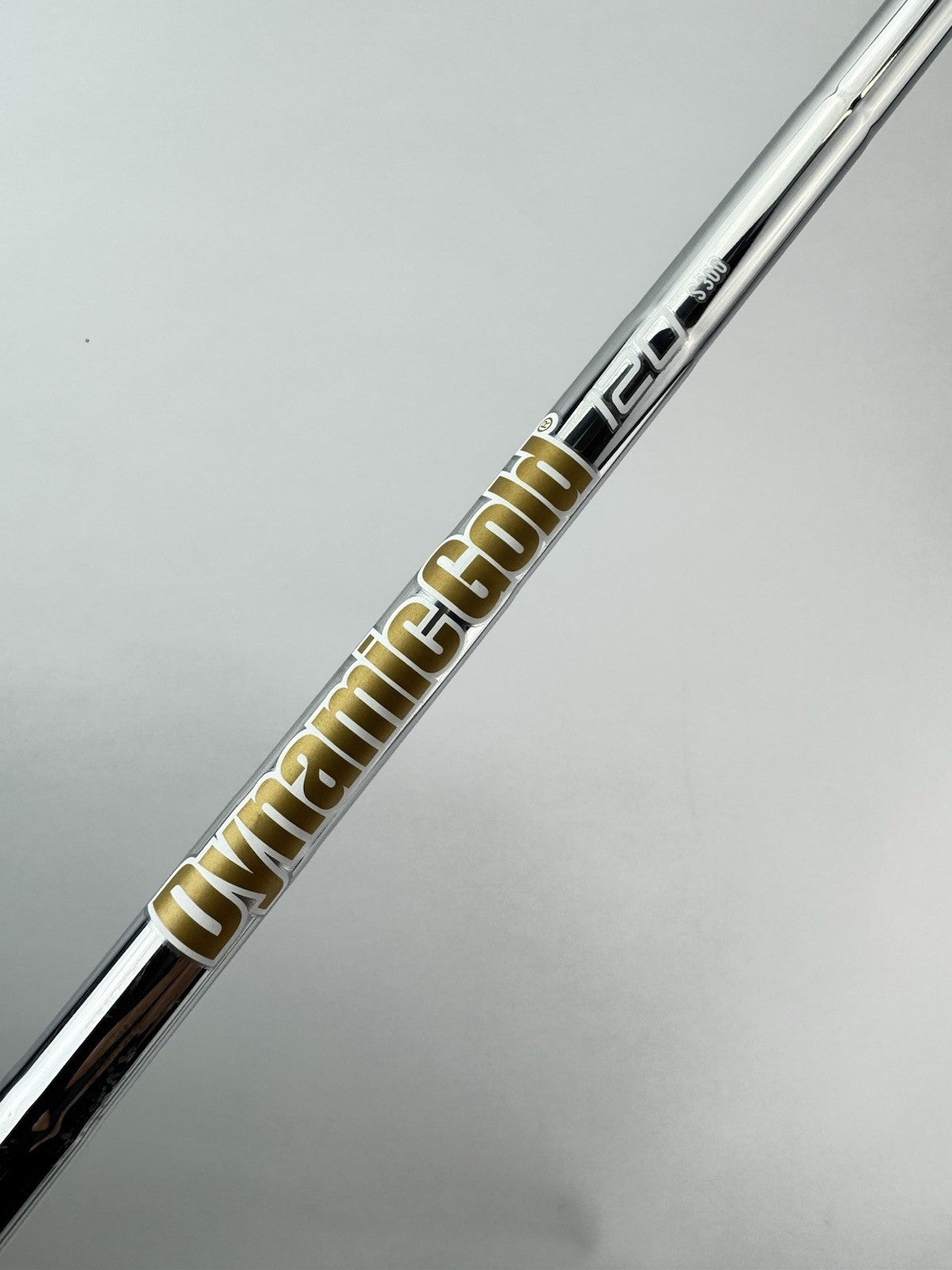 Dynamic Gold 120 Iron Shaft S300 Stiff Flex Steel  36” /0.355 Tapered /292570