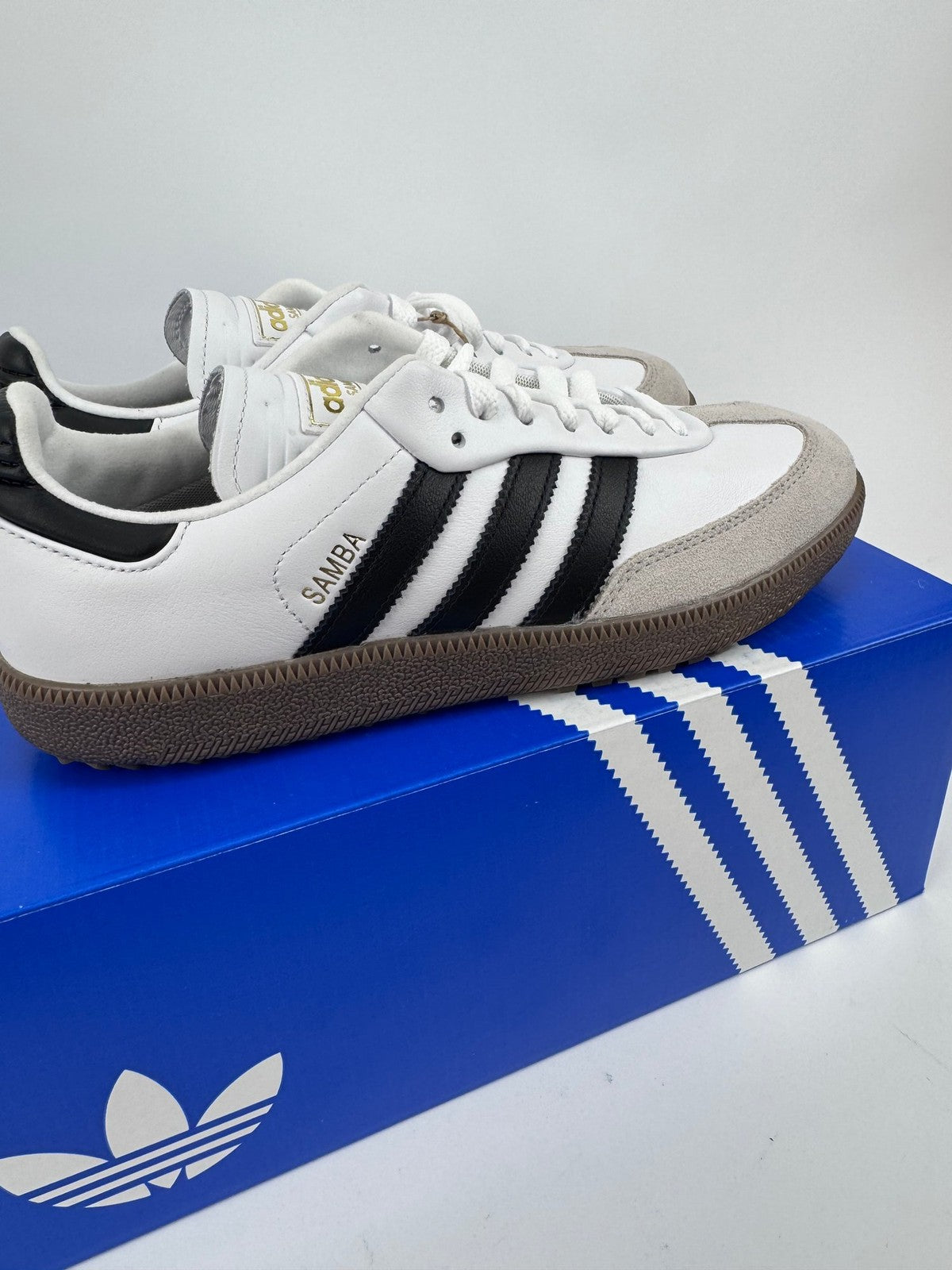 Adidas Samba Spikeless Golf Shoes Unisex Size UK 7 JH6149 White Black /314234