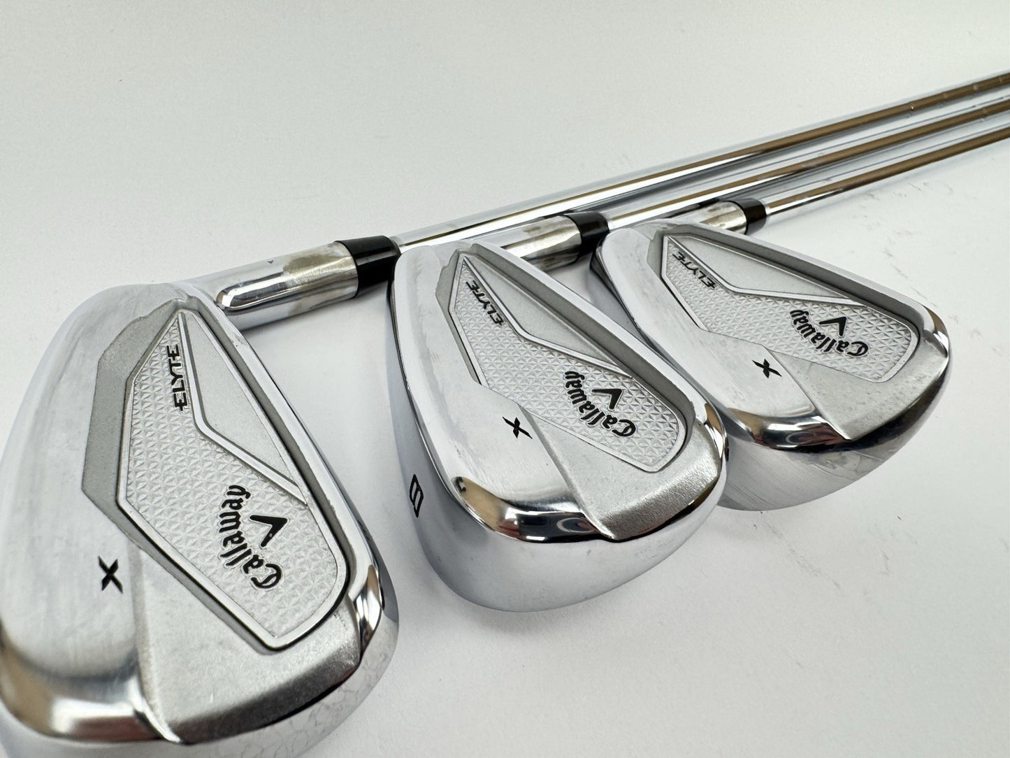 Callaway Elyte X Irons 6,8+PW DG 95 R300 Regular Flex Steel /New Shafts  /325415
