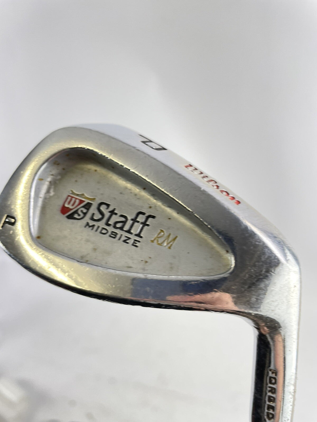 Wilson Staff Pitching Wedge Forged RM Midsize Stiff Graphite /New Grip /72082