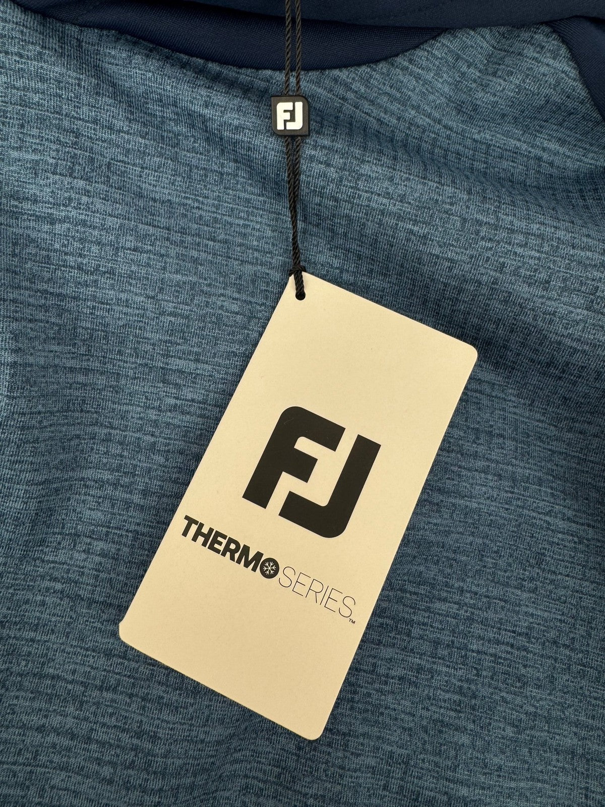 FootJoy Thermo Series Size Small Men's Golf Pullover Hoodie Navy Slate/330038