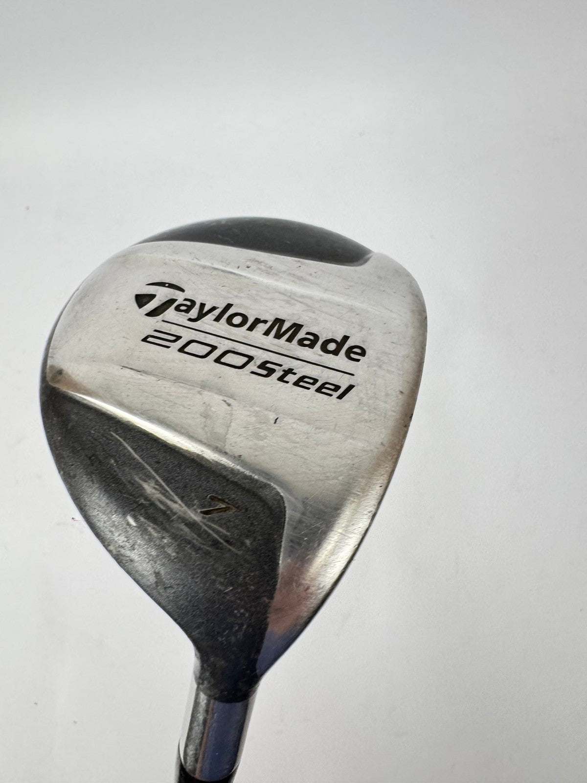 TaylorMade 200 Steel 7 Wood Stiff Flex Graphite Right Handed New Grip No /365623