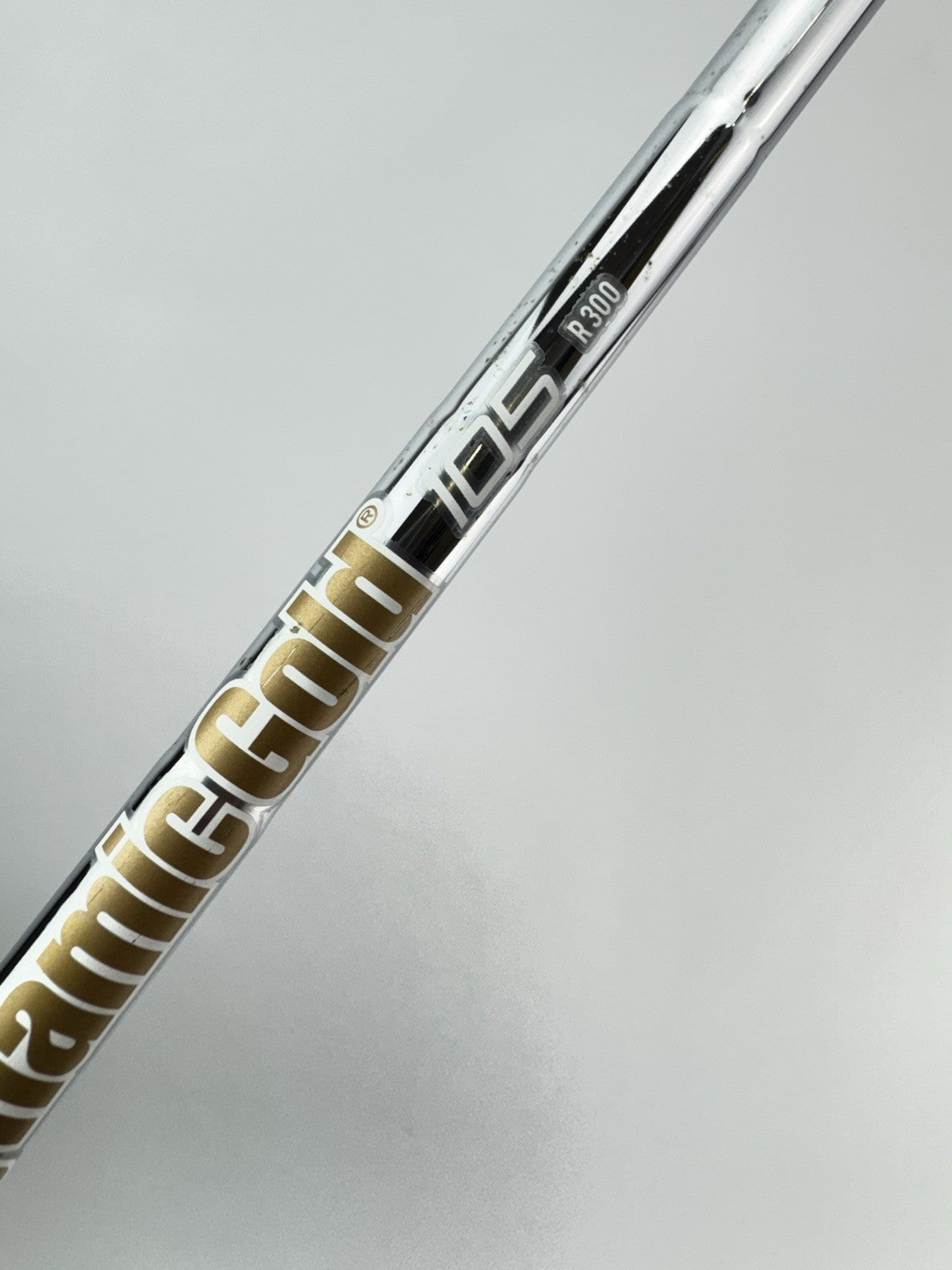 Dynamic Gold Iron Shaft 105 R300 Regular Flex Steel Pured 36” /0.355 Taper/310941