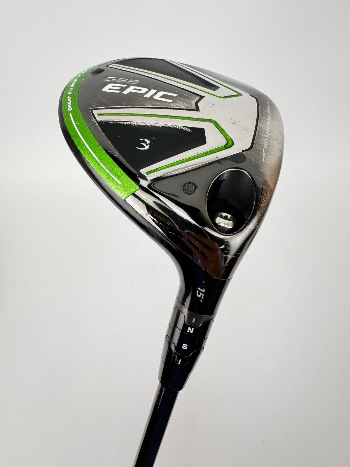 Callaway GBB Epic 3 Wood 15 Degrees Hzrdus Smoke RDX Red 6.0 Stiff Graph//366460