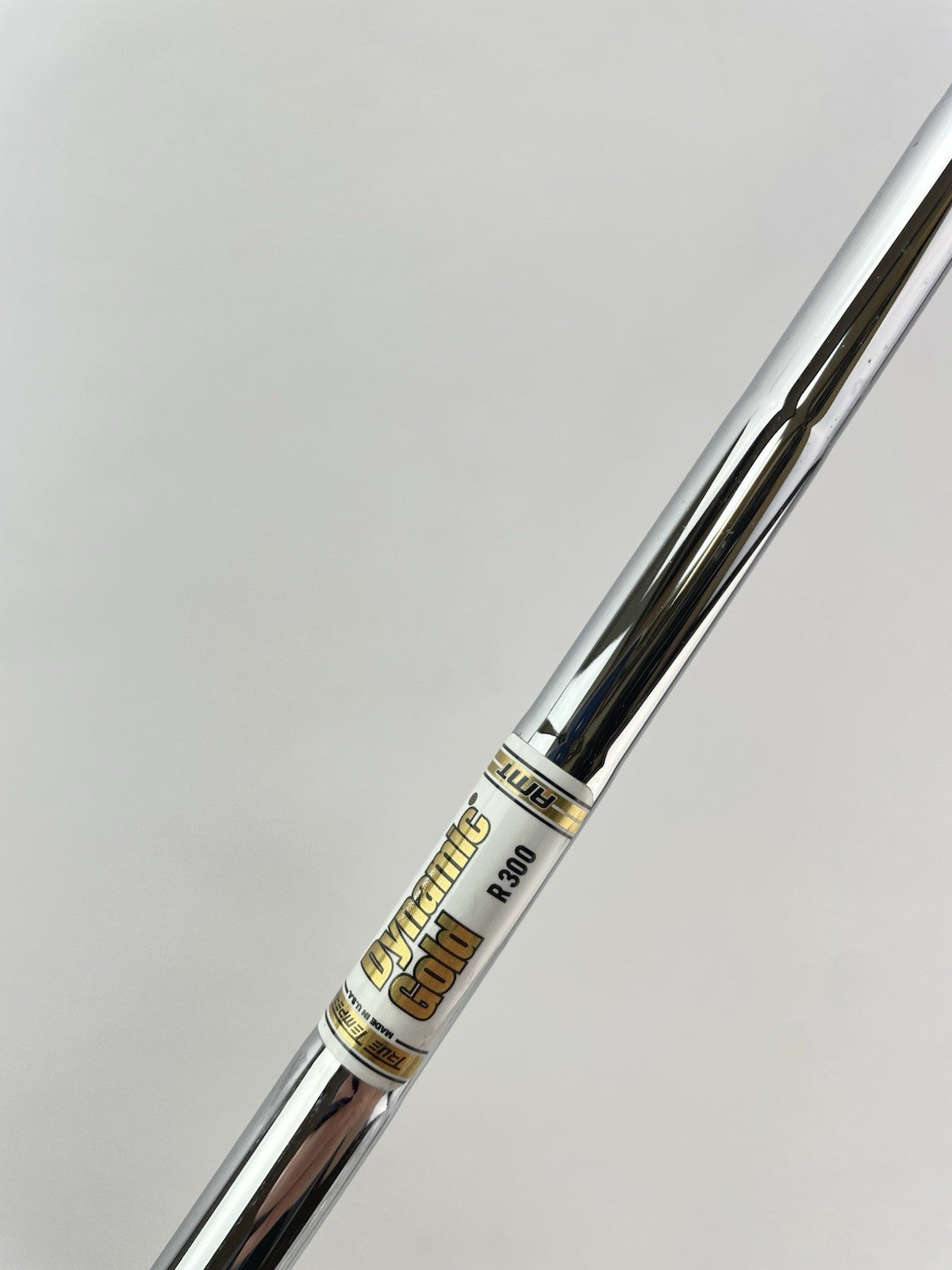 Dynamic Gold AMT Iron Shaft R300 Regular Flex Steel 35.5 /0.355 Tapered /270044