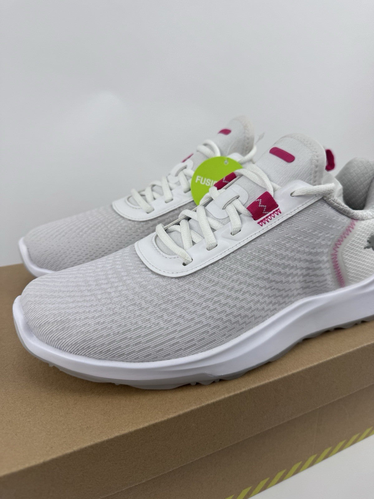 Puma Fusion Crush Sport Women's Trainers Size UK 7 White Rose Breathable/321172