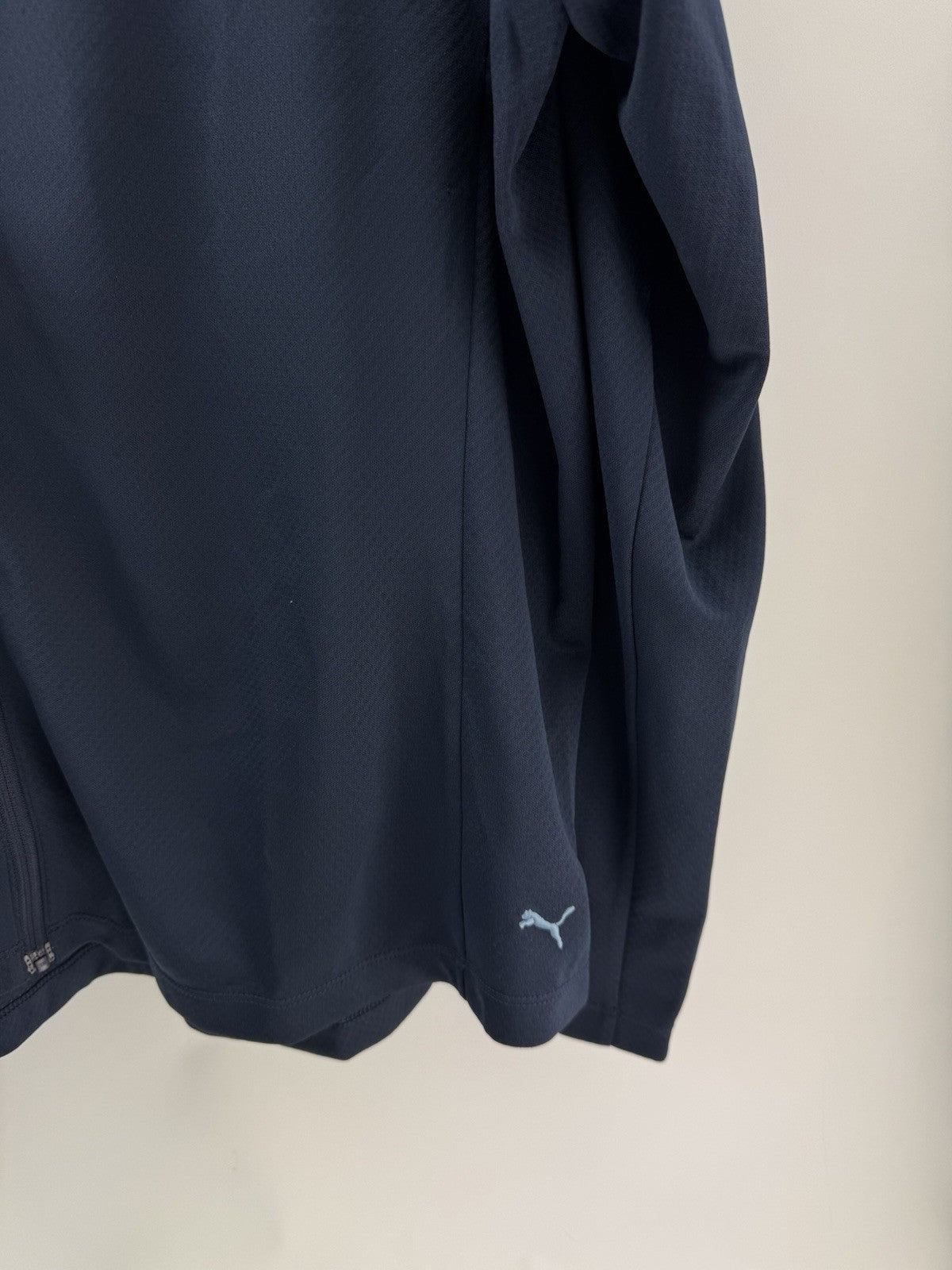 Womens Puma Lightweight Full Zip Knitted Golf Jacket Deep Navy Size XL/ 300817