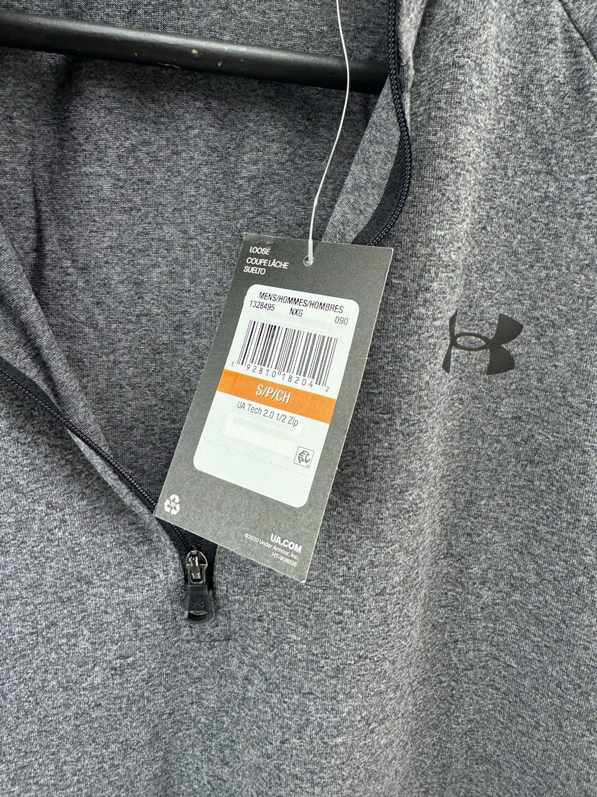 Under Armour Golf Pullover Tech 2.0 1/2 Zip Pullover UK Small /New /300666