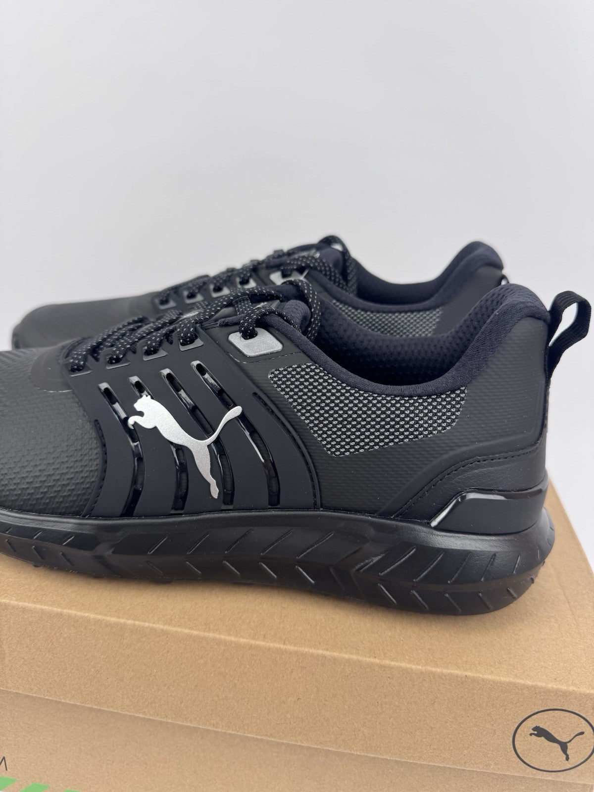 Puma Ignite Elevate 2 Tour Men's Golf Shoes Size UK 8.5 Black Waterproof/319171