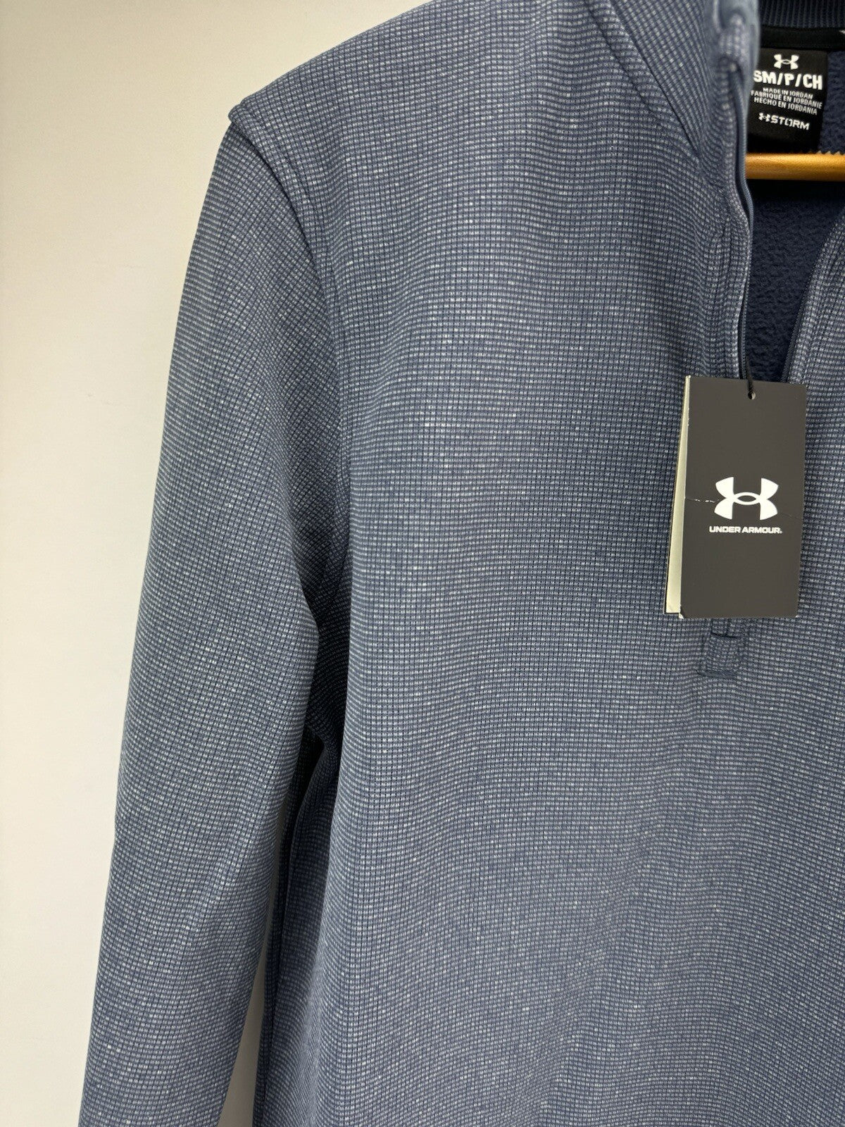 Under Armour Golf Pullover Storm 1/4 Zip /UK Small/Loose Fit /New /198372