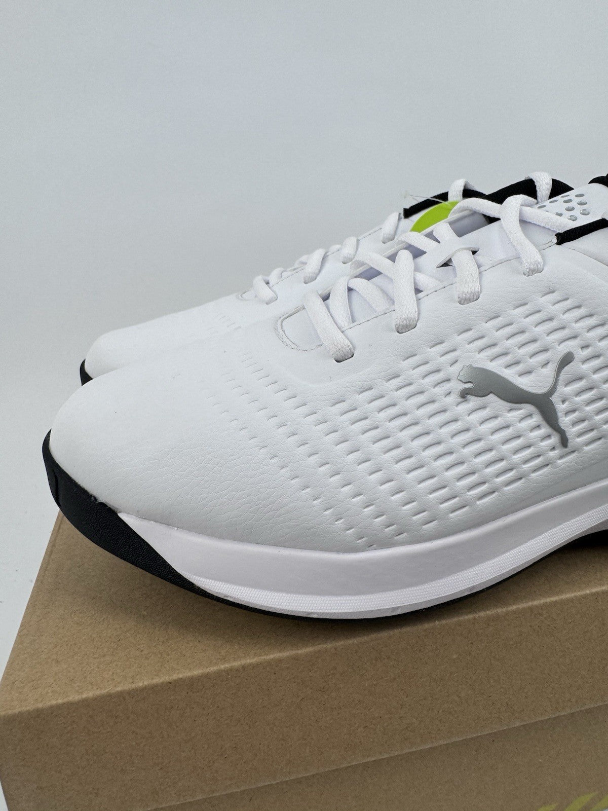 Puma Fusion Foam Fusion Plus Golf Shoes Mens UK 8 White Black Regular Fit/320792