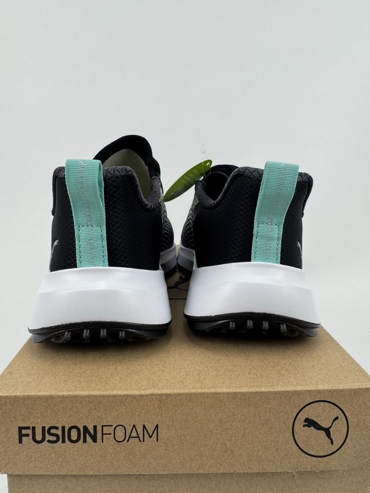 Puma Fusion Crush Sport Women's Trainers Size UK 4 Black Mint Breathable/323285