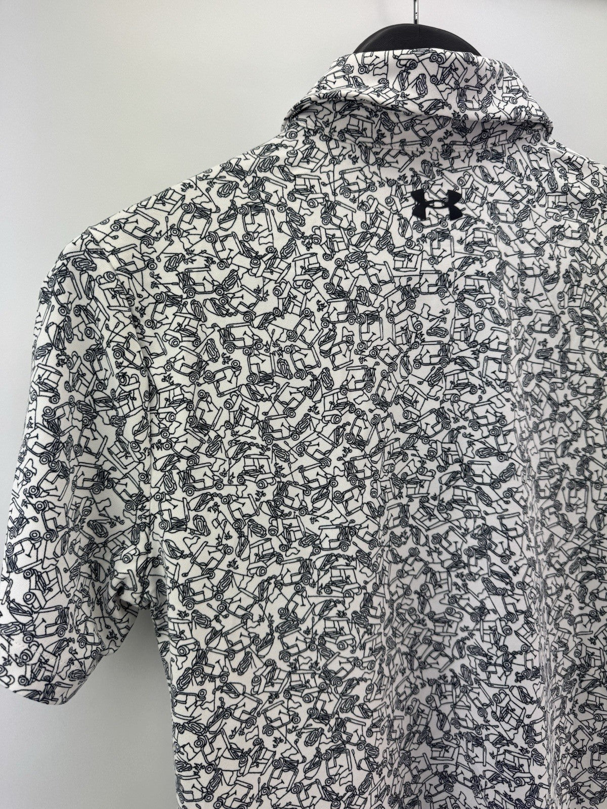 Under Armour Junior Playoff Printed Polo Shirt Size Large/ Short Sleeve/ 309217