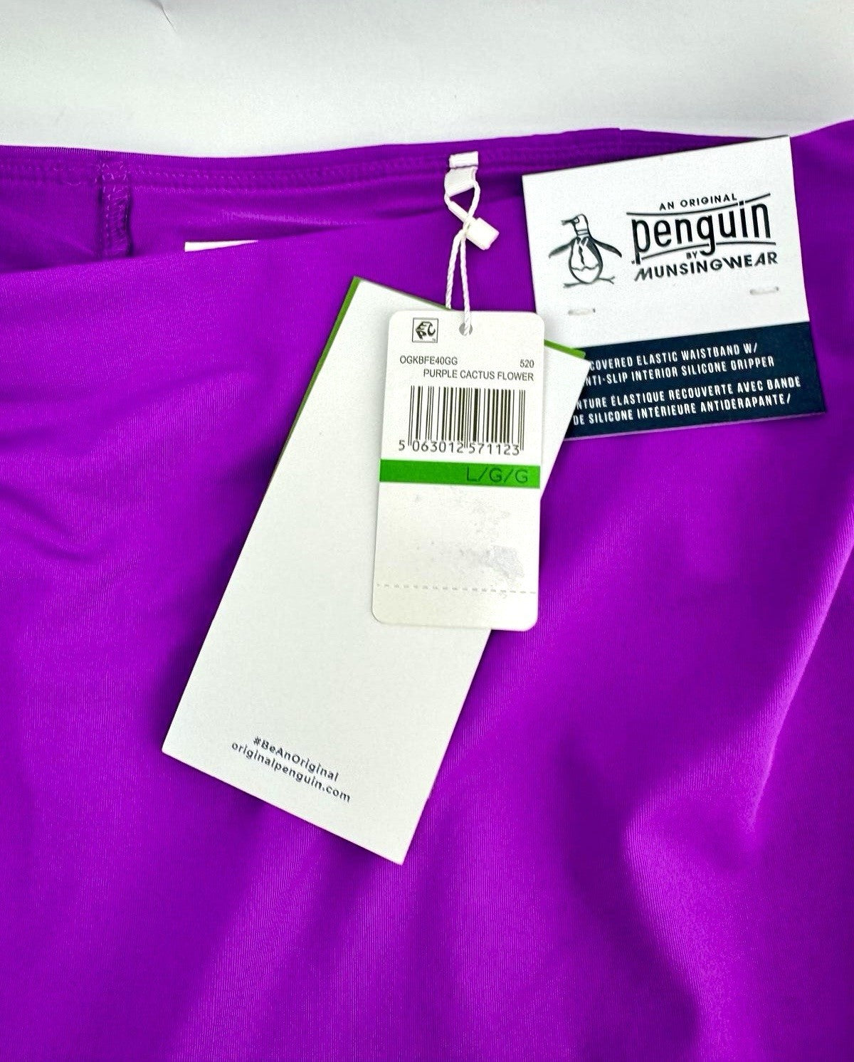 Women’s Original Penguin Colour Block Pleated Skort Size Large Brand New/300457