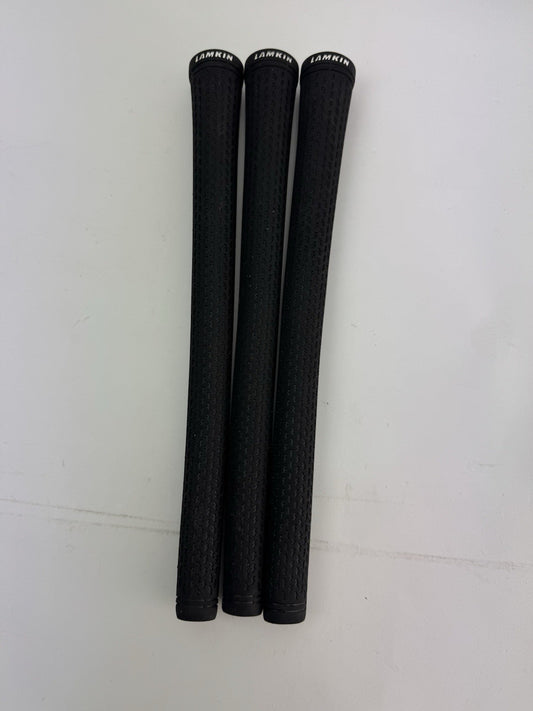 Lamkin Crossline 360 Golf Grips (3) Mens Standard /Black/Pulled /326860