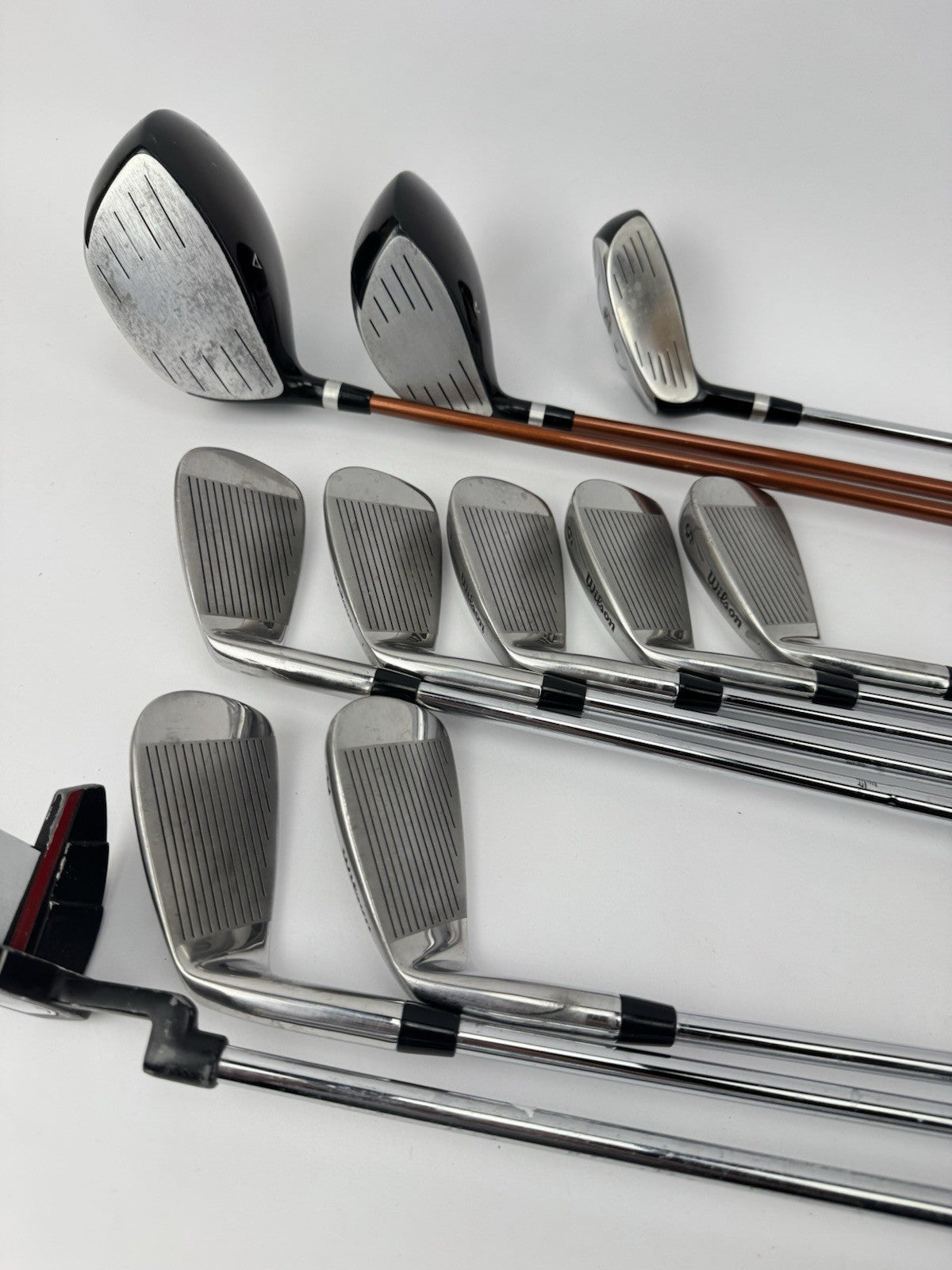 Wilson Golf Package Set 11 Clubs Regular Flex /New Grips /Right /Bag /359779