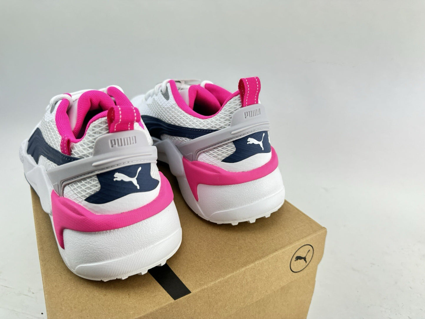 Puma GS-X Efekt Golf Shoes Womens UK 4 /White/Pink /Spikeless /New In Box /201268