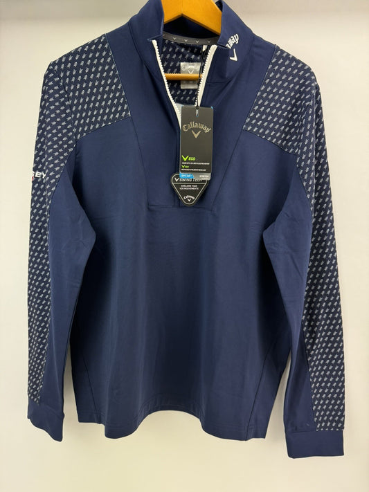 Callaway Odyssey Pullover Chev /Mens UK S /Navy /New /199930