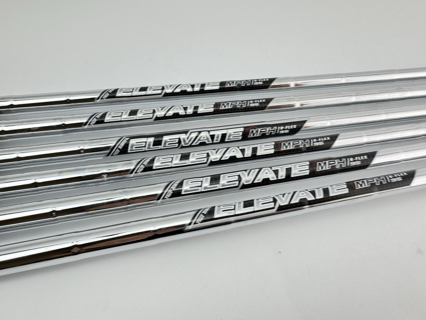 Elevate MPH Iron Shaft Set (6) 95 Regular Steel 0.370 Parallel /New Grips /287772