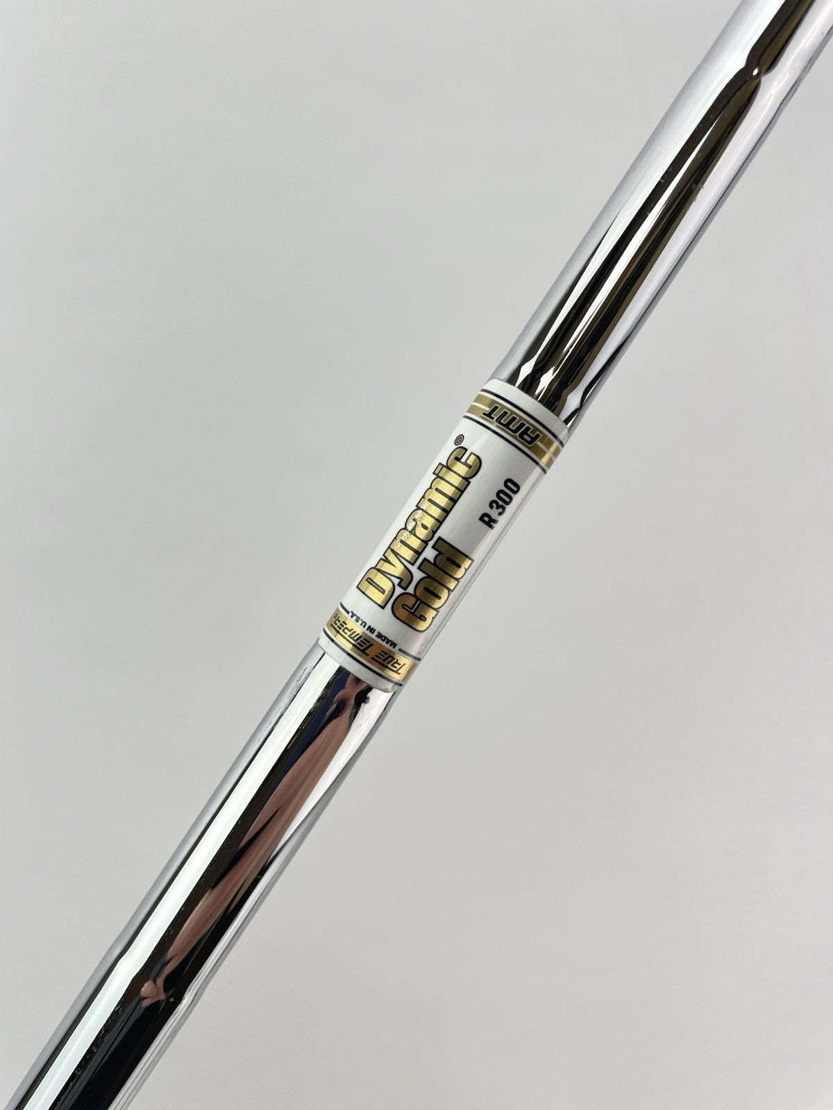 Dynamic Gold AMT Iron Shaft R300 Regular Flex Steel 35.5 /0.355 Tapered /270040