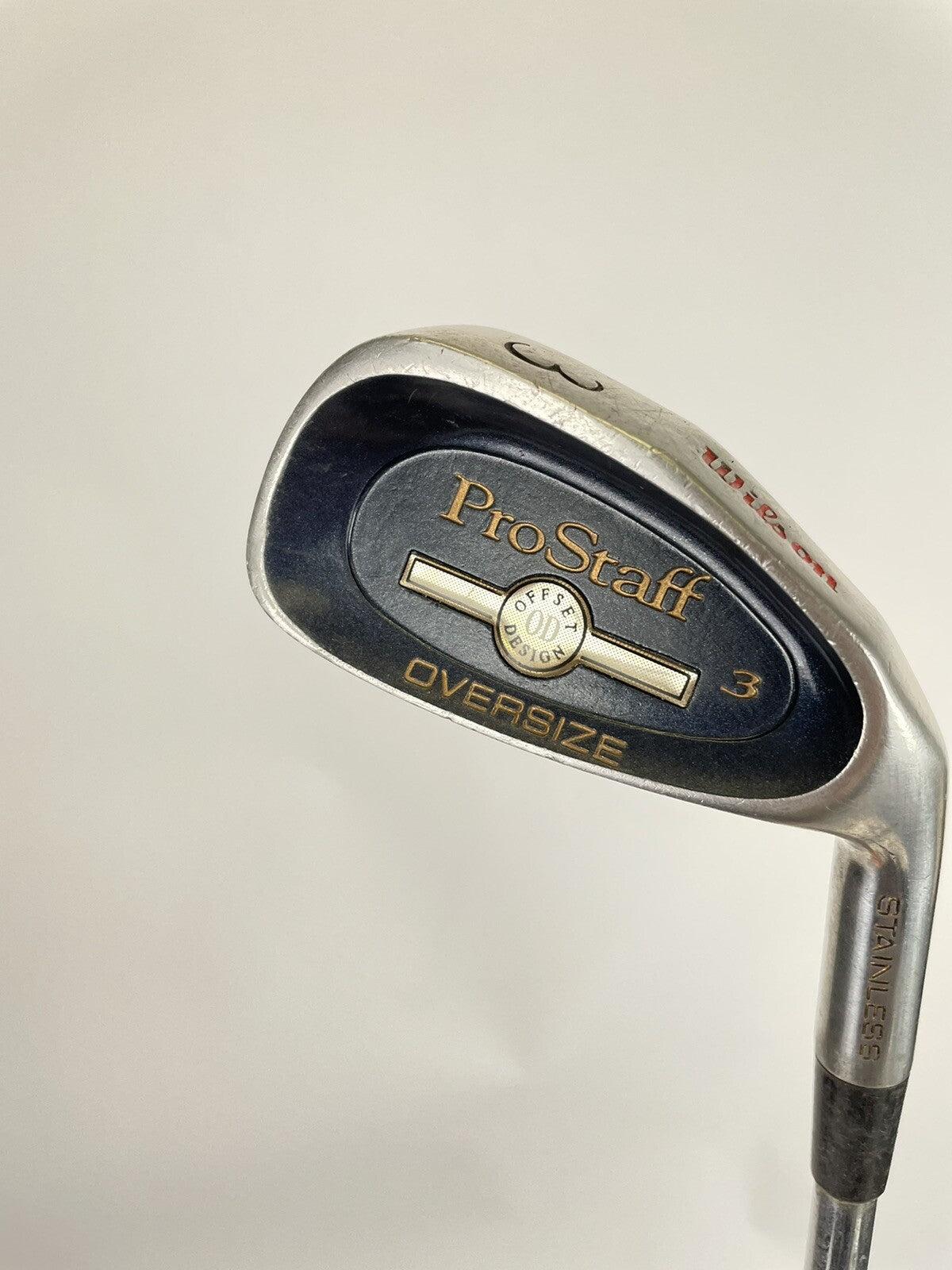 Wilson Prostaff Oversize 3 Iron Regular Flex Steel /Right /New Grip1