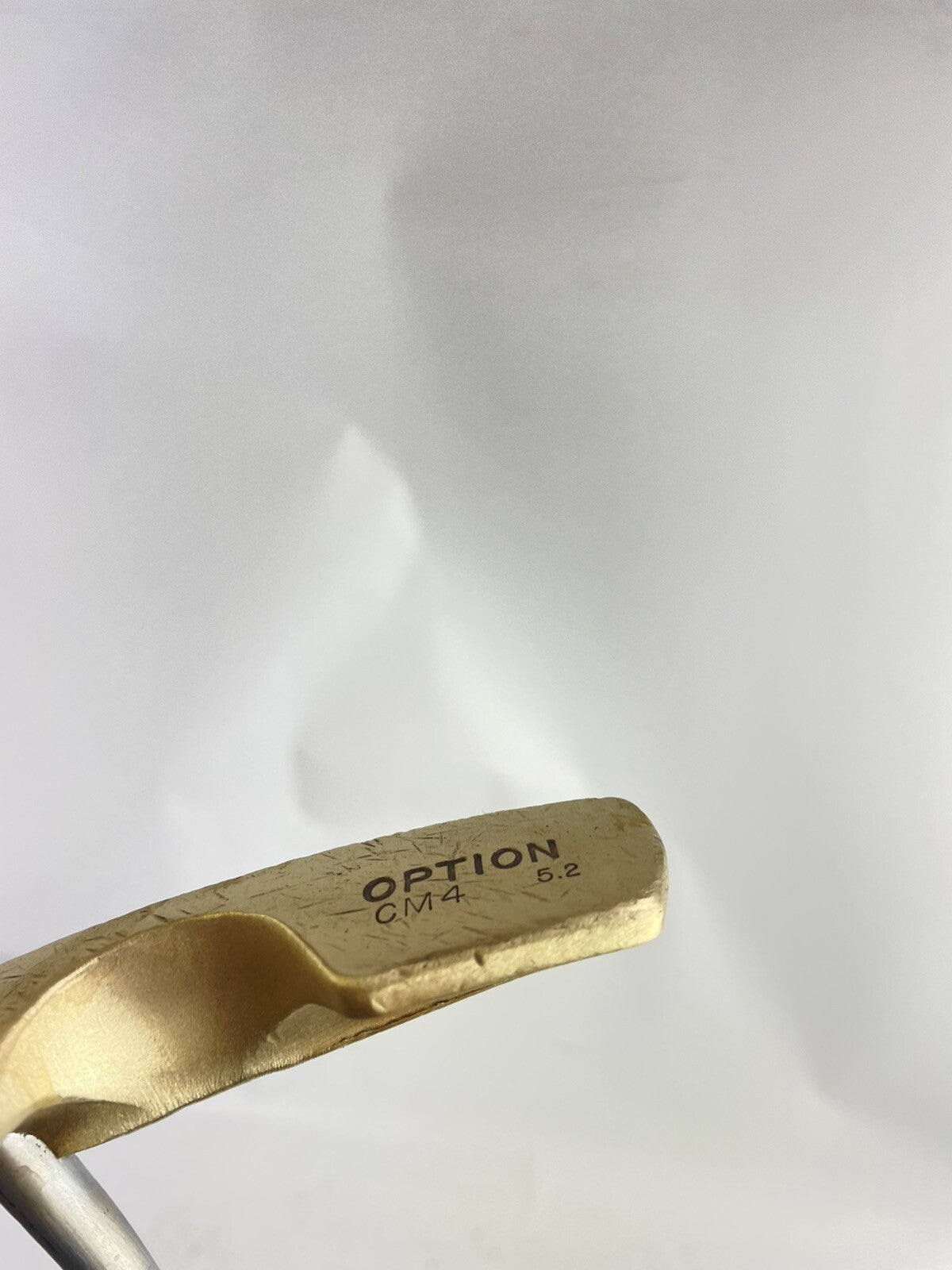 Tiger Shark Brass Putter Option 35.5” Blade /Steel Shaft /Left Handed /77589