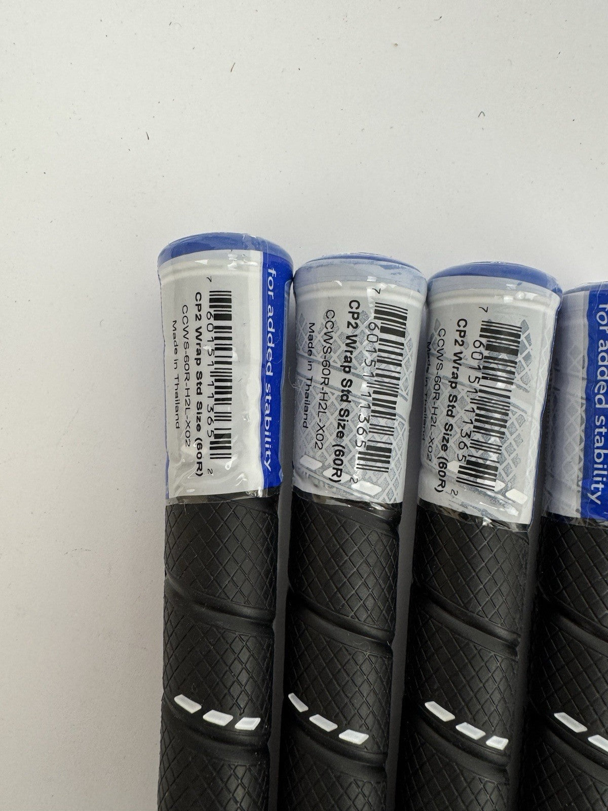Golf Pride CP2 Wrap Golf Grips (4) Men’s Standard /Black/Blue /New /326475