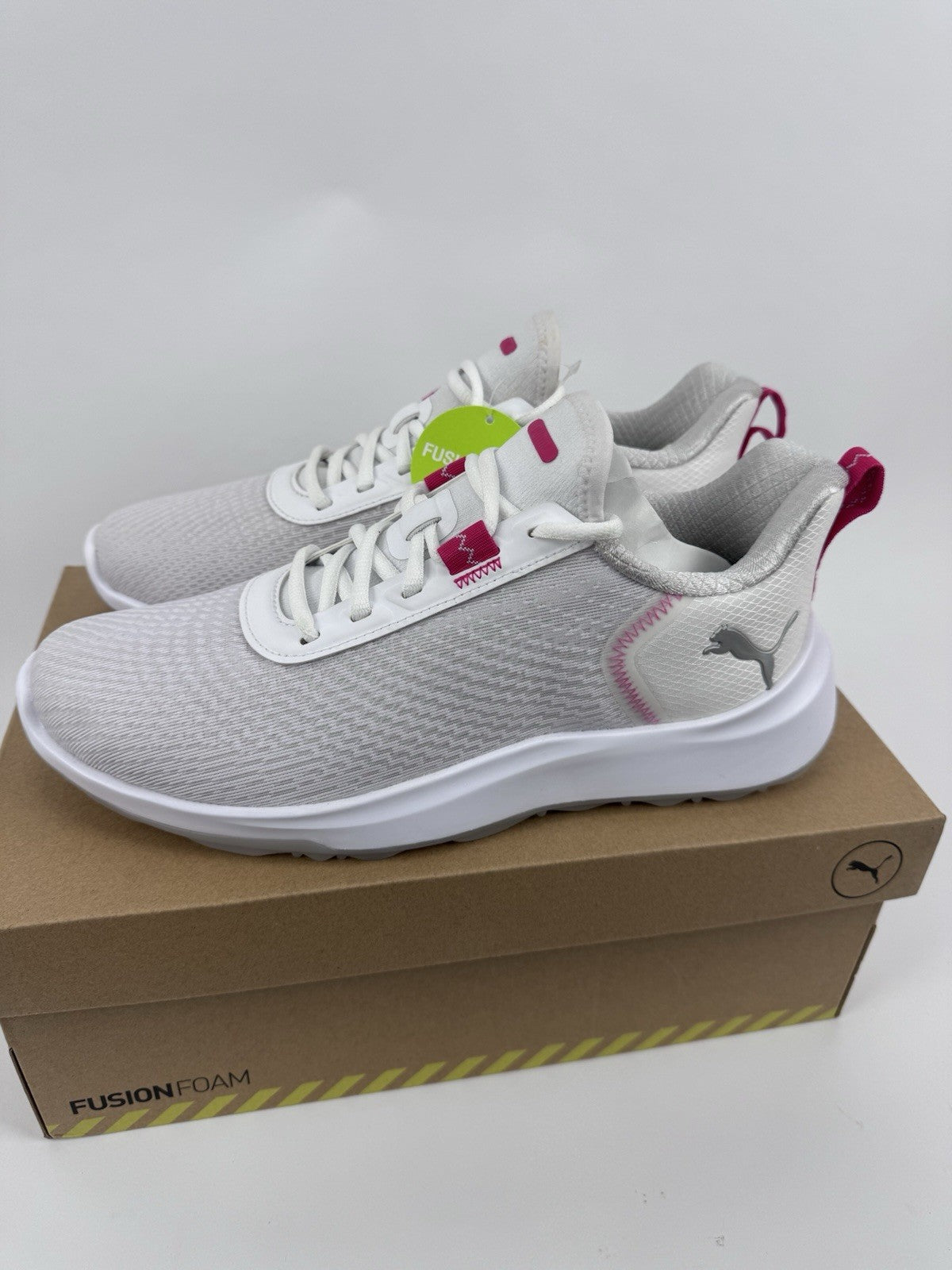 Puma Fusion Crush Sport Women's Trainers Size UK 7 White Rose Breathable/321160