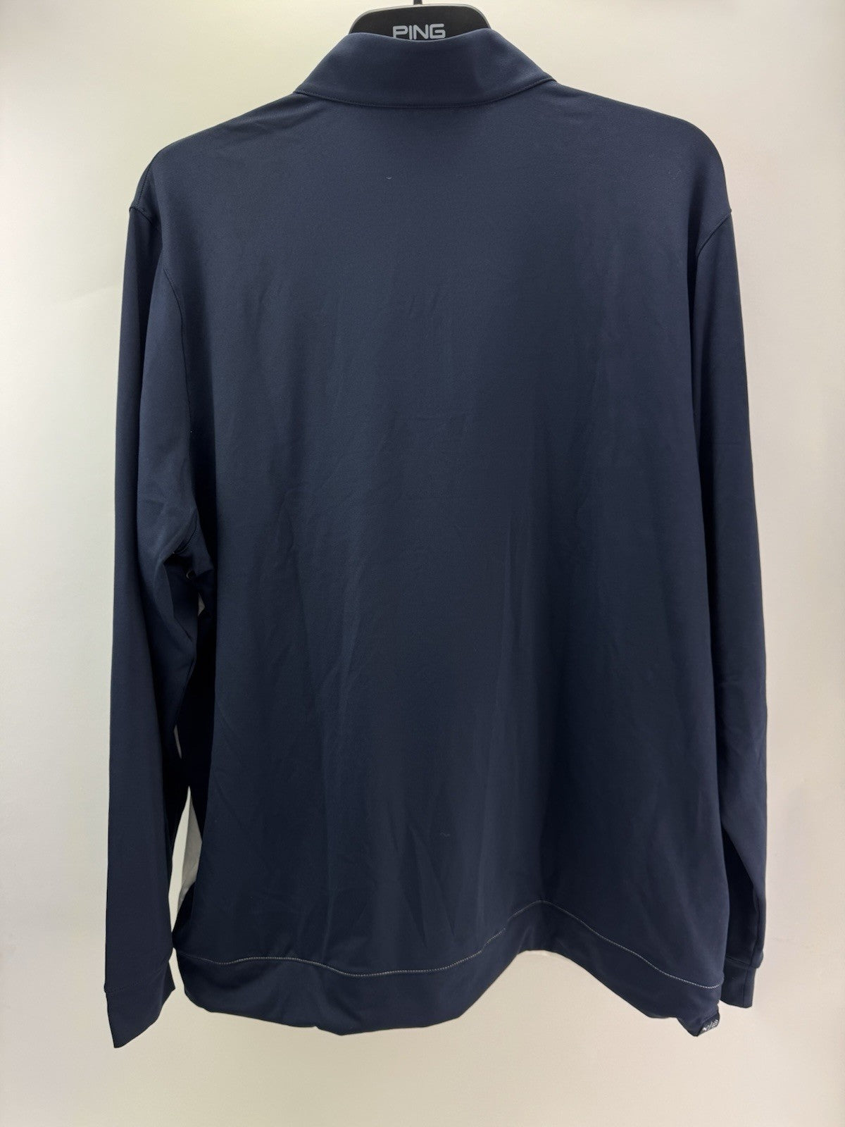 Puma Golf Colorblock Pullover 1/4 Zip UK XXL /White/Navy /New /272277