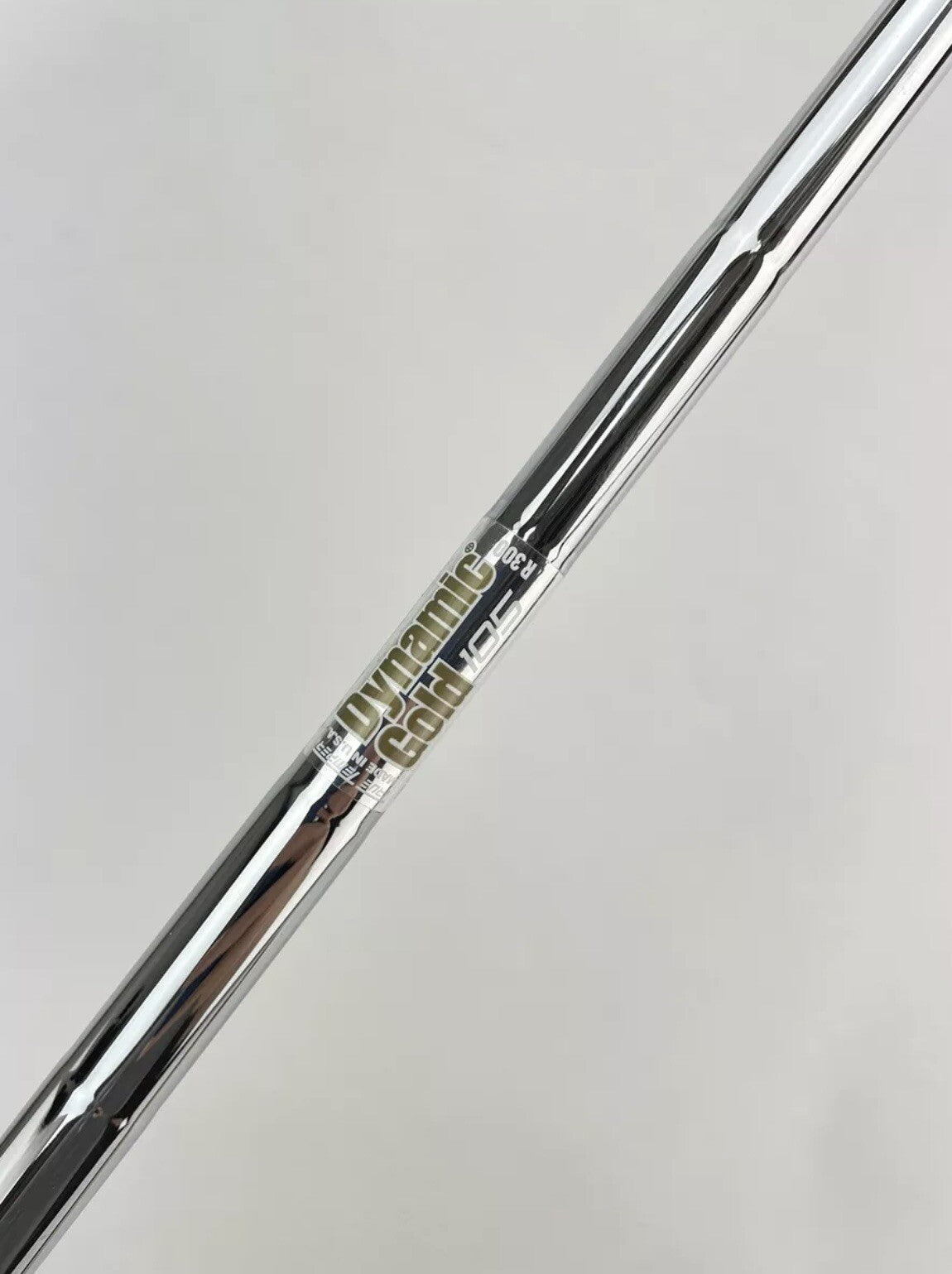 Dynamic Gold 105 Iron Shaft R300 Regular Flex Steel 35.25" /0.355 Tapered /169550