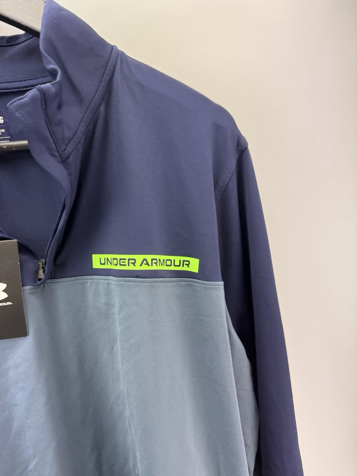 Under Armour Golf Pullover T2G 1/4 Zip Navy /Mens UK Large /New /294804