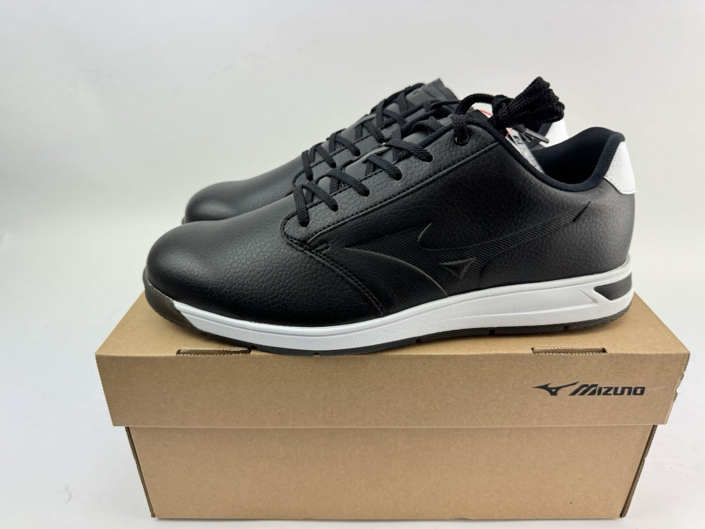 Mizuno Waterproof Golf Shoes G Style UK 7.5 /Spikeless /Black /New /196121