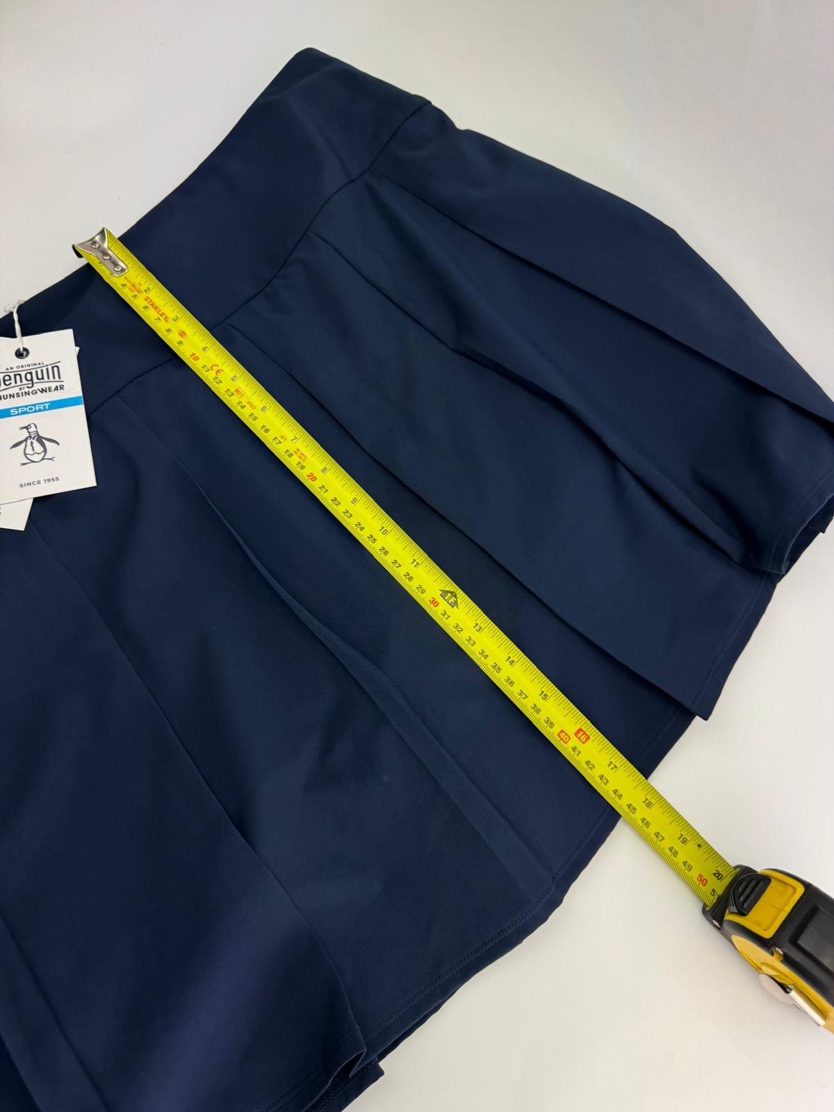 Women’s Original Penguin Pleated Golf Skort Navy Blue Size XL Brand New/ 306419