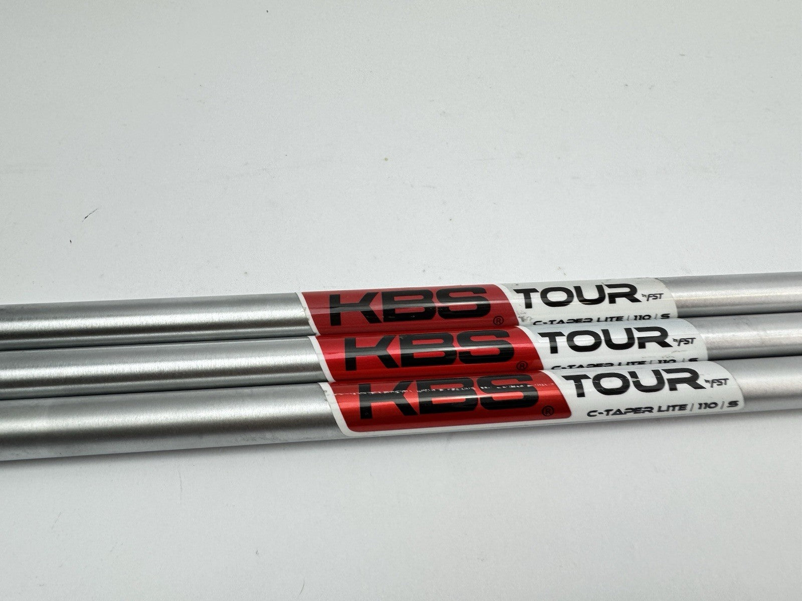 KBS Tour C-Taper Wedge Shaft Set (3) 110 Stiff Steel 0.355 Tapered /301171