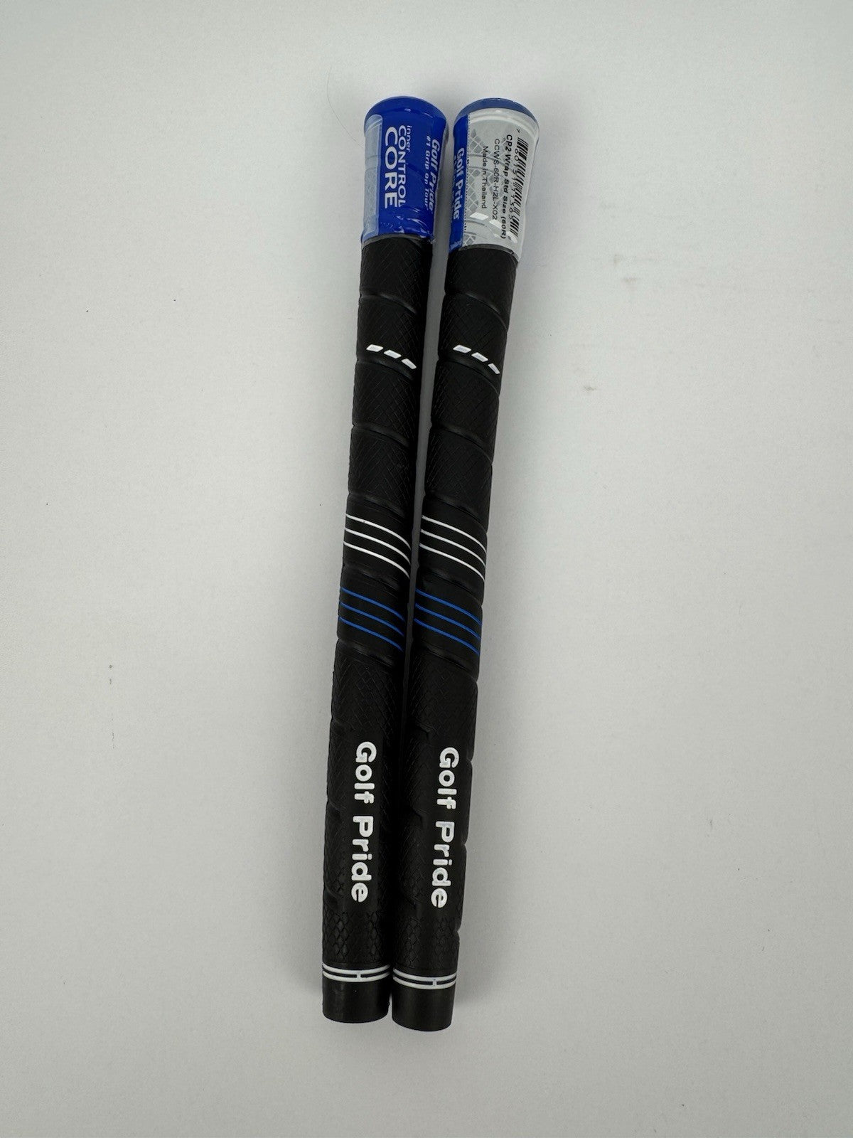 Golf Pride CP2 Wrap Golf Grips (2) Men’s Standard /Black/Blue /New /336652
